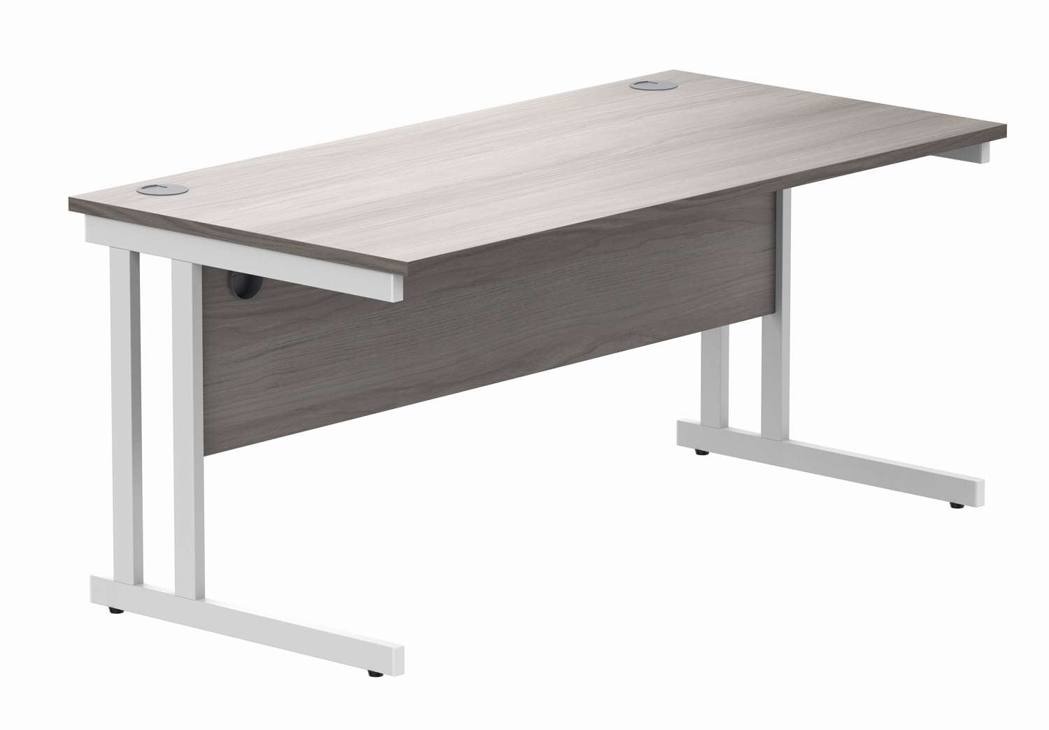 Office Rectangular Desk With Steel Double Upright Cantilever Frame (FSC)