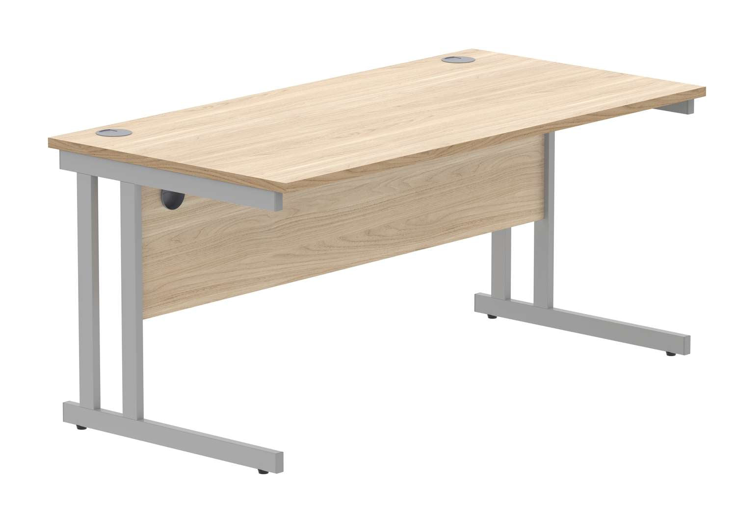 Office Rectangular Desk With Steel Double Upright Cantilever Frame (FSC)