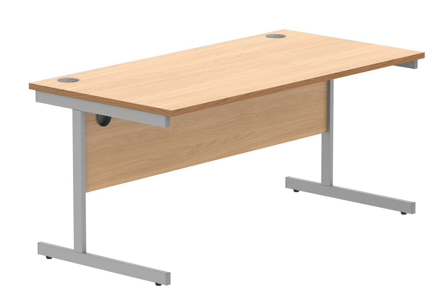 Office Rectangular Desk With Steel Single Upright Cantilever Frame (FSC)