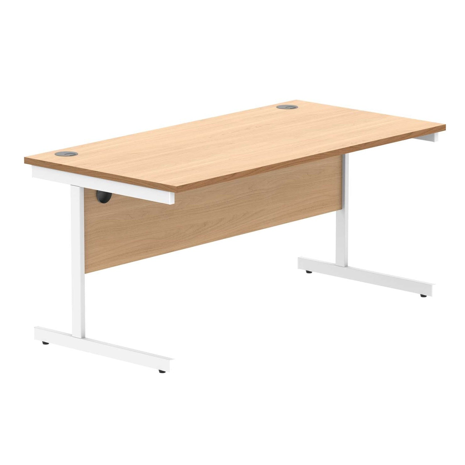 Office Rectangular Desk With Steel Single Upright Cantilever Frame (FSC)