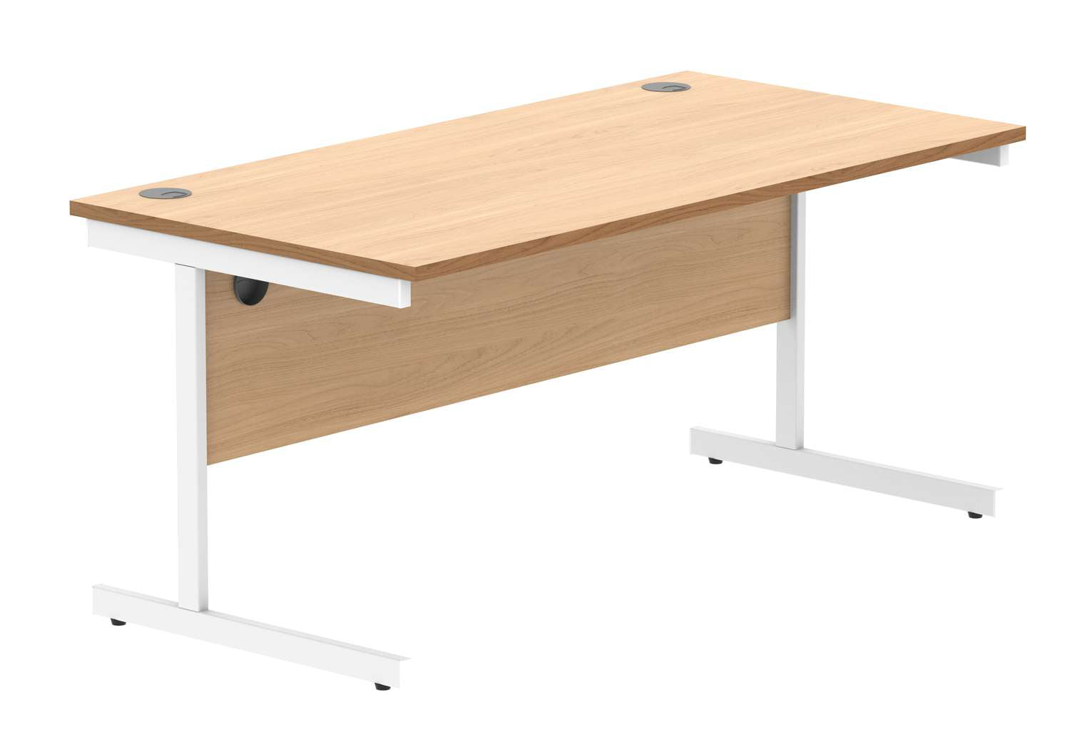 Office Rectangular Desk With Steel Single Upright Cantilever Frame (FSC)