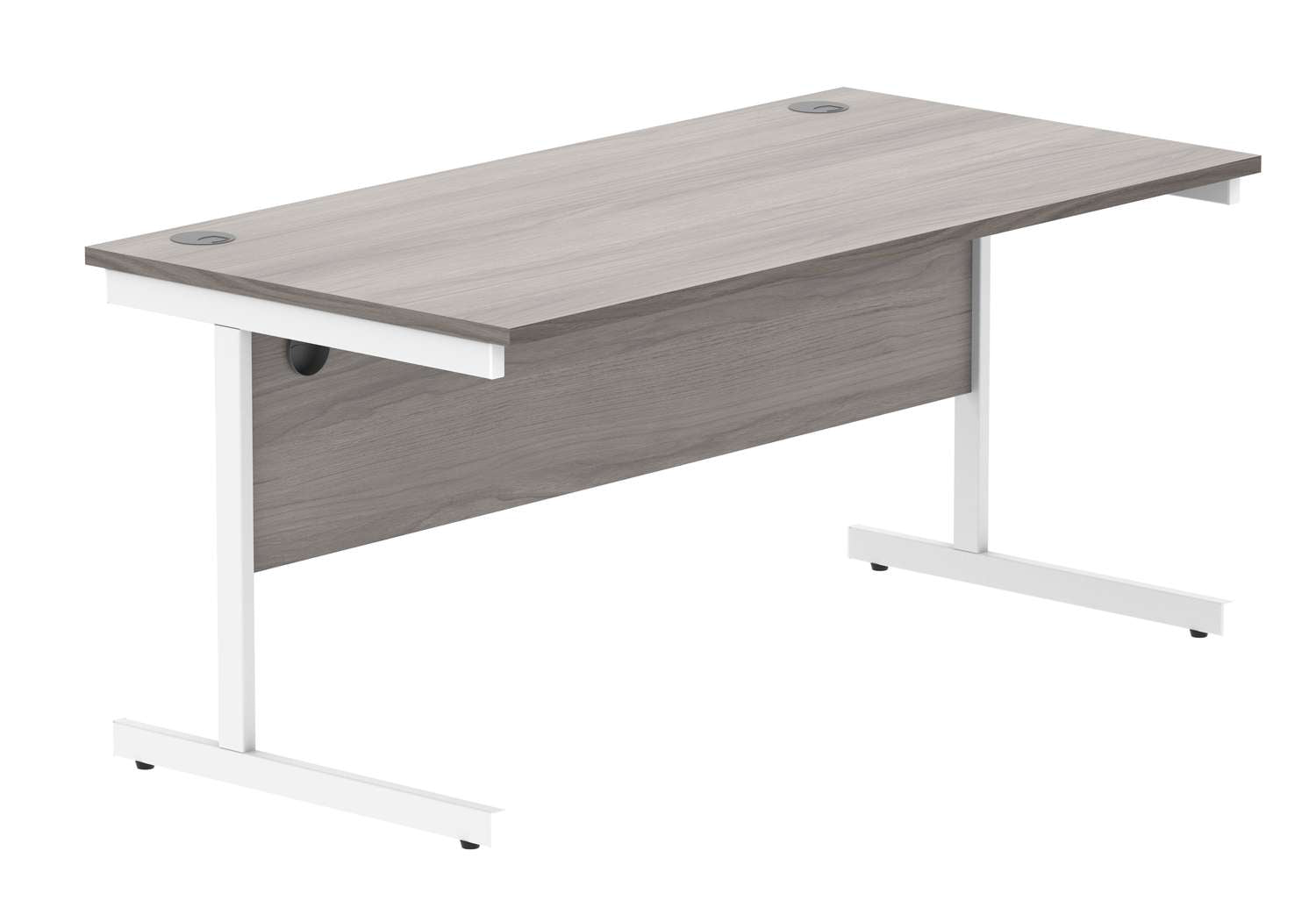 Office Rectangular Desk With Steel Single Upright Cantilever Frame (FSC)