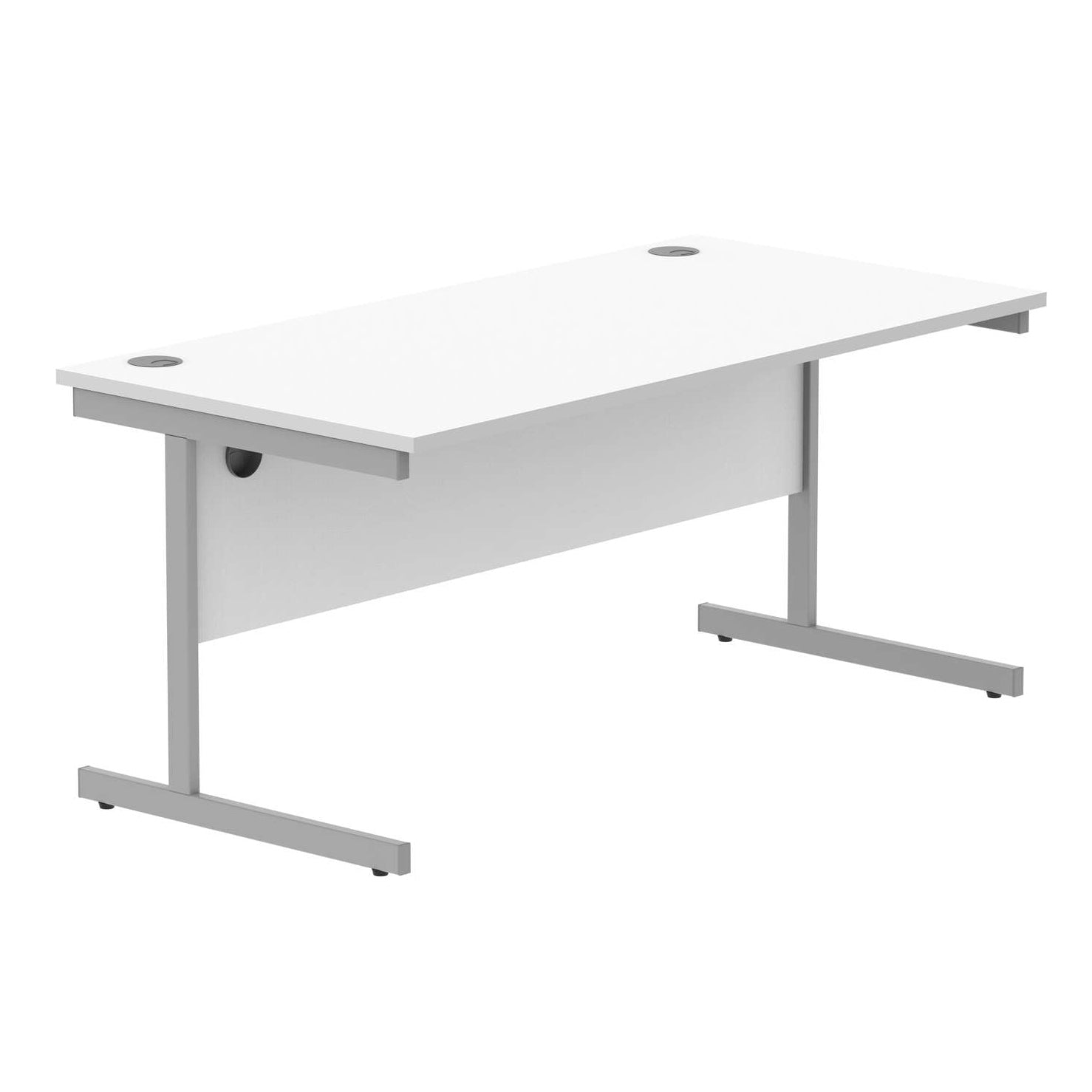 Office Rectangular Desk With Steel Single Upright Cantilever Frame (FSC)