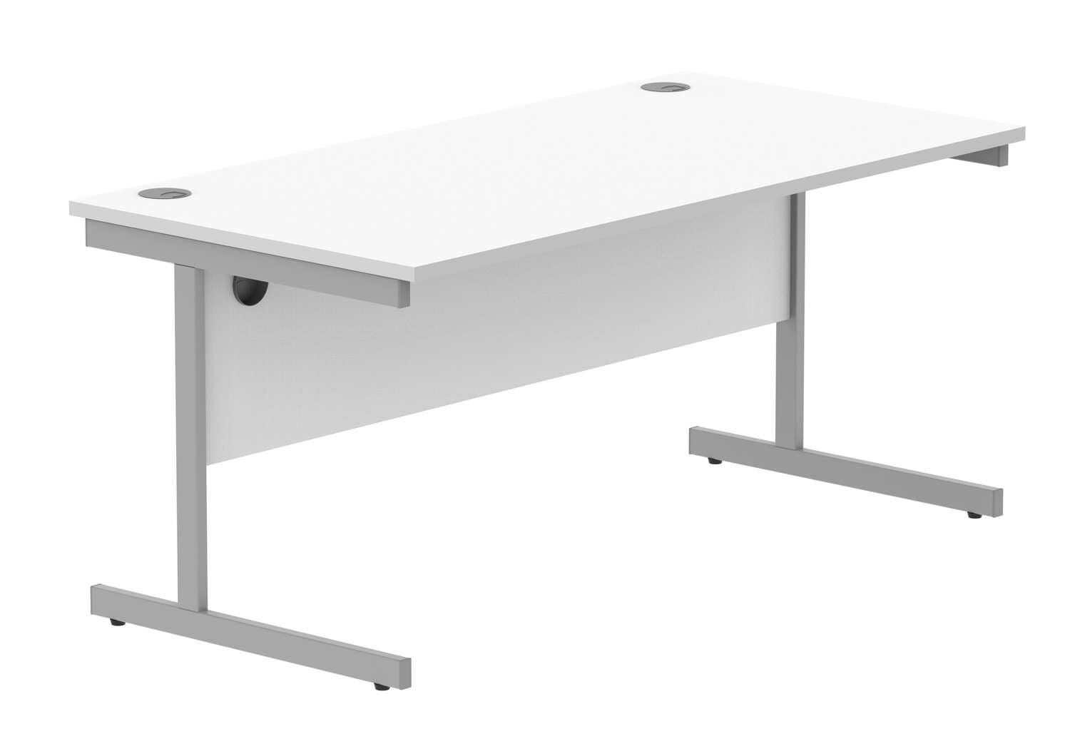 Office Rectangular Desk With Steel Single Upright Cantilever Frame (FSC)