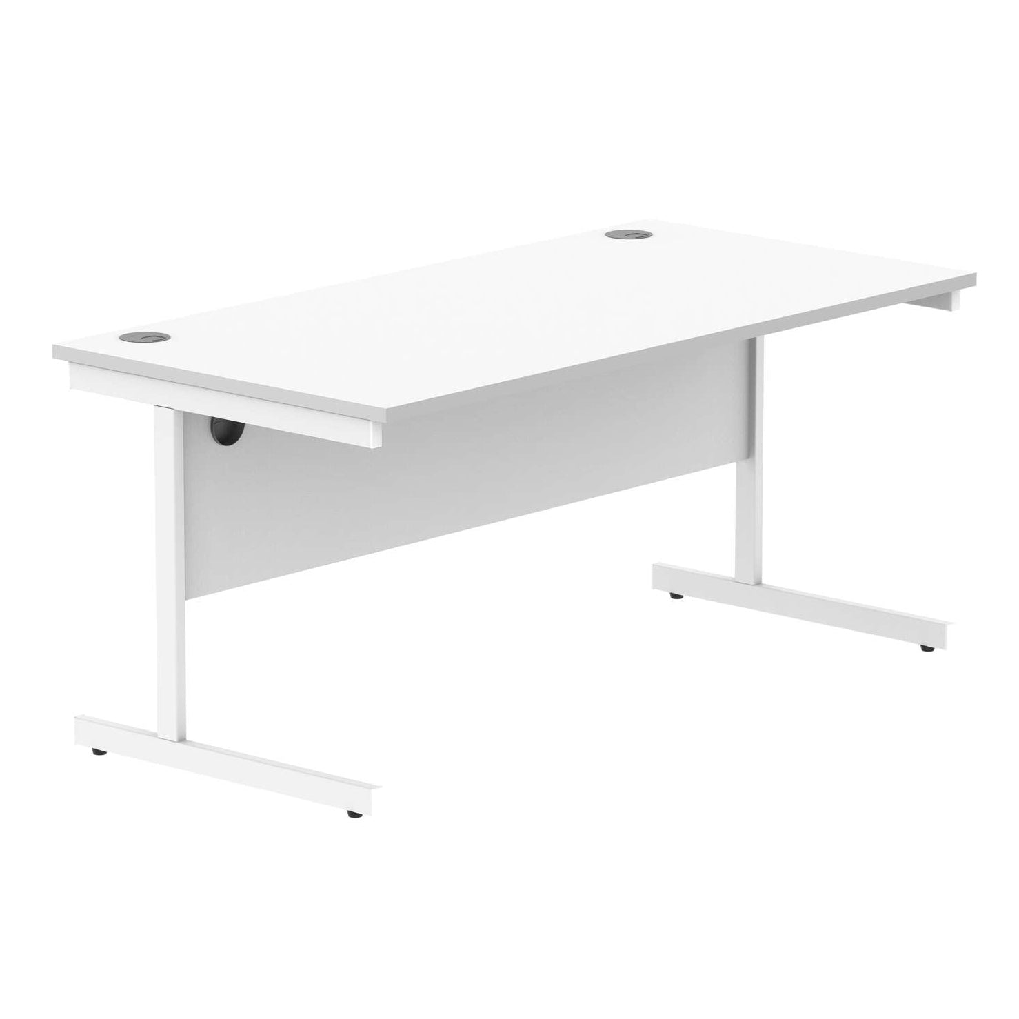 Office Rectangular Desk With Steel Single Upright Cantilever Frame (FSC)