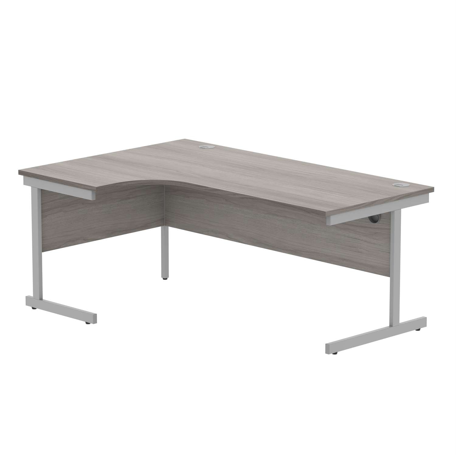 Office Left Hand Corner Desk With Steel Single Upright Cantilever Frame (FSC)