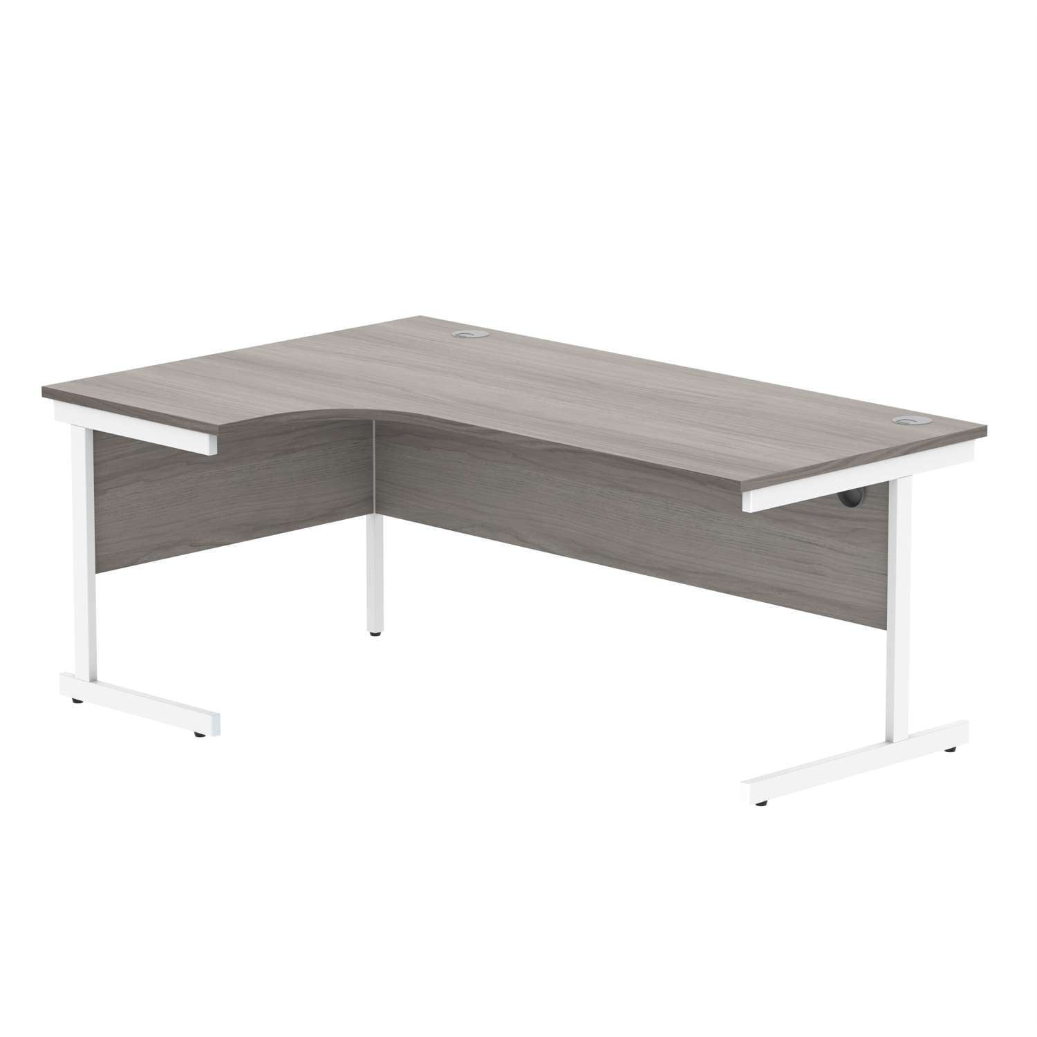 Office Left Hand Corner Desk With Steel Single Upright Cantilever Frame (FSC)