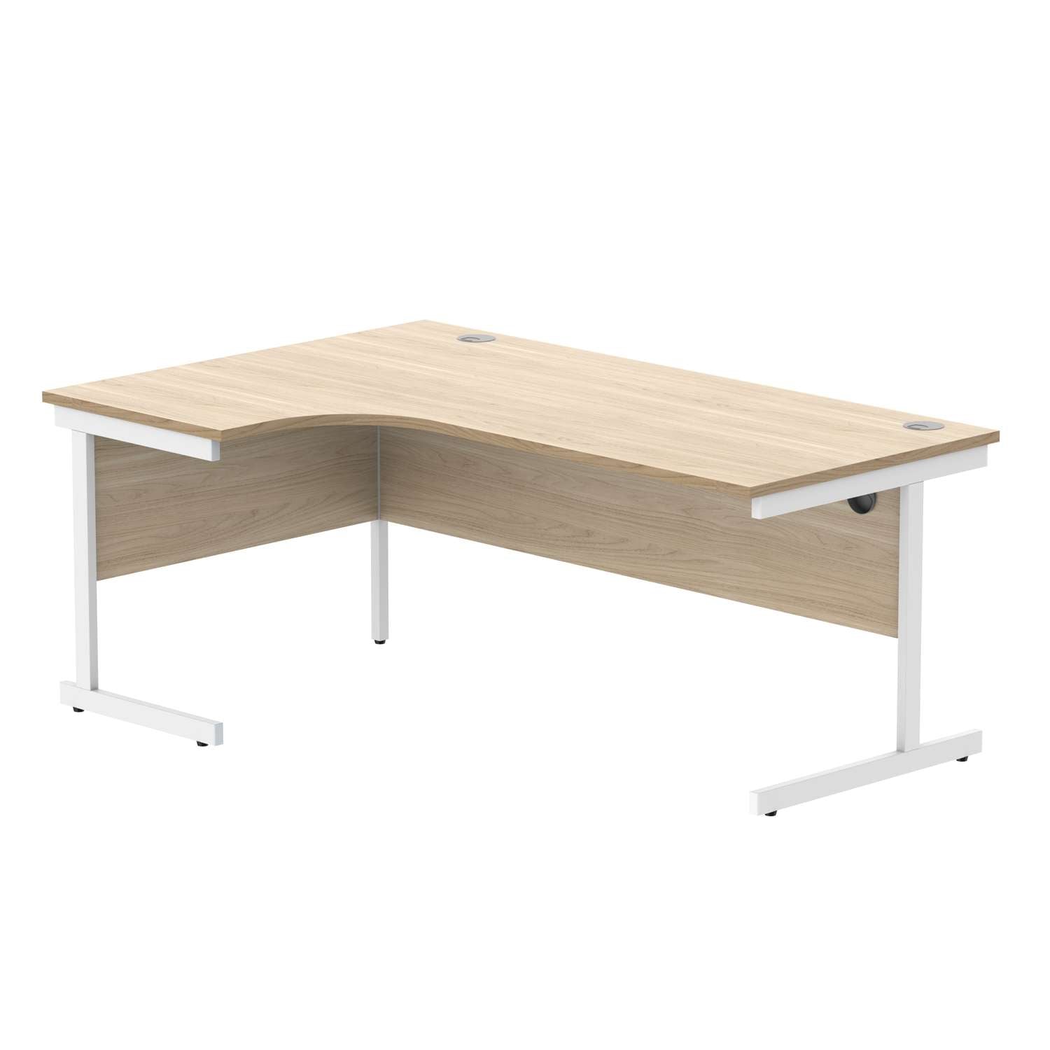 Office Left Hand Corner Desk With Steel Single Upright Cantilever Frame (FSC)