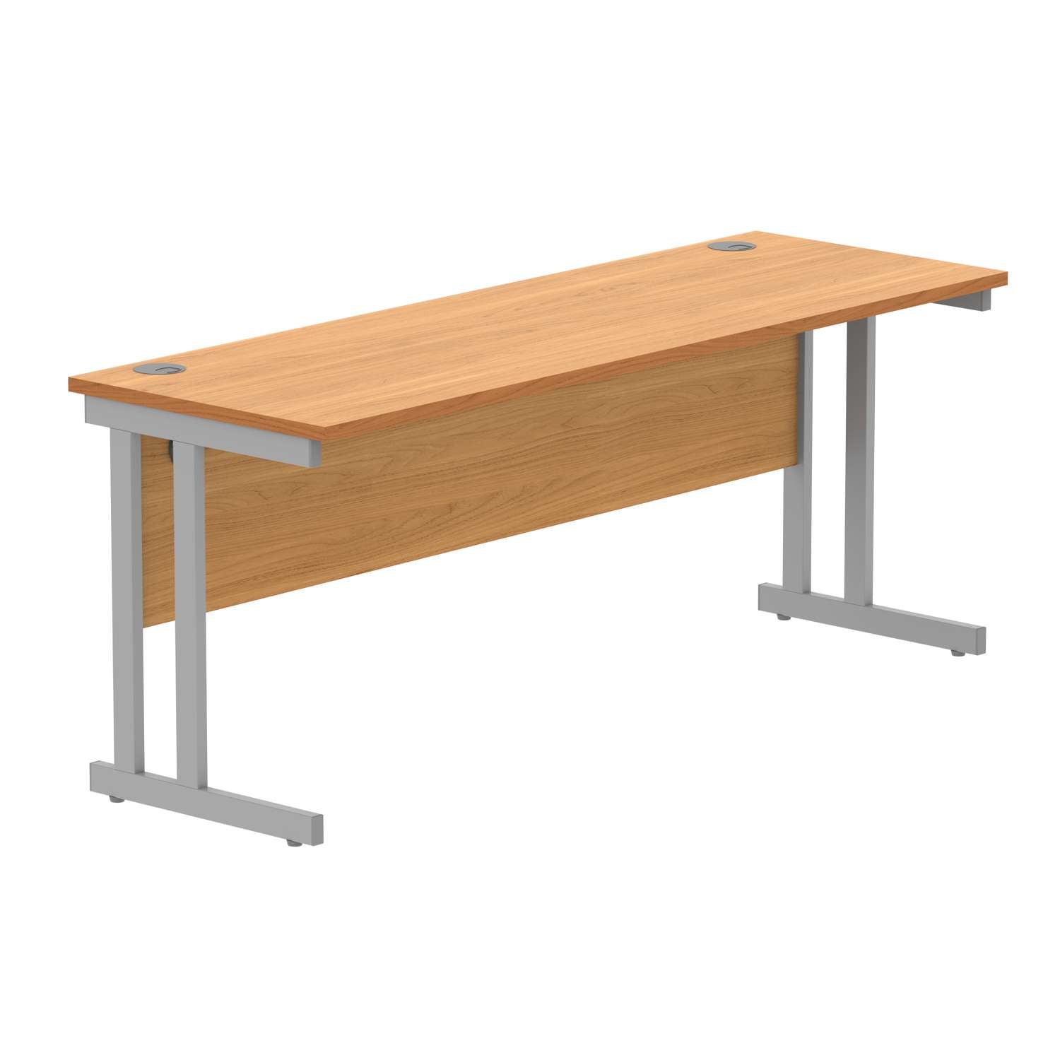 Office Rectangular Desk With Steel Double Upright Cantilever Frame (FSC)