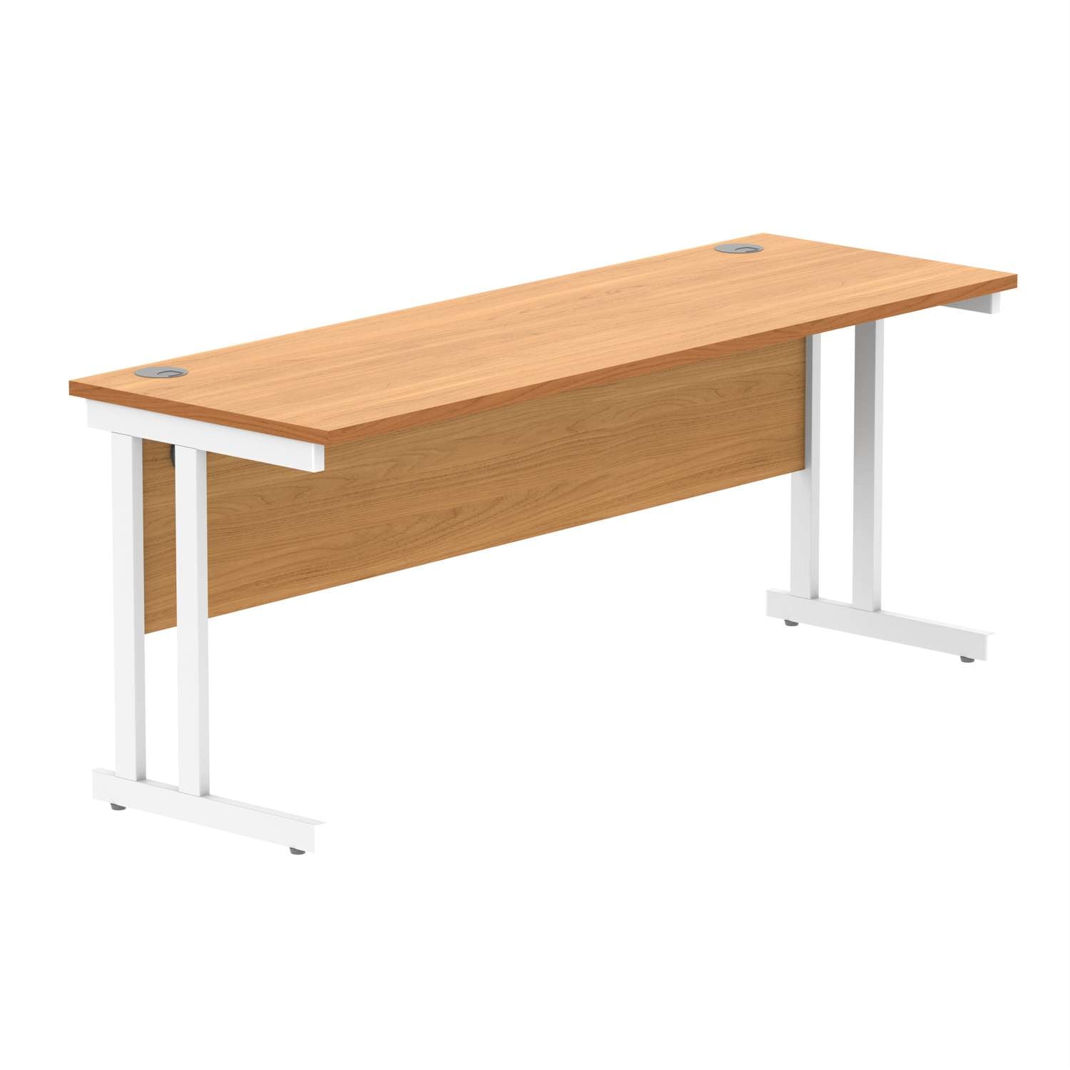 Office Rectangular Desk With Steel Double Upright Cantilever Frame (FSC)