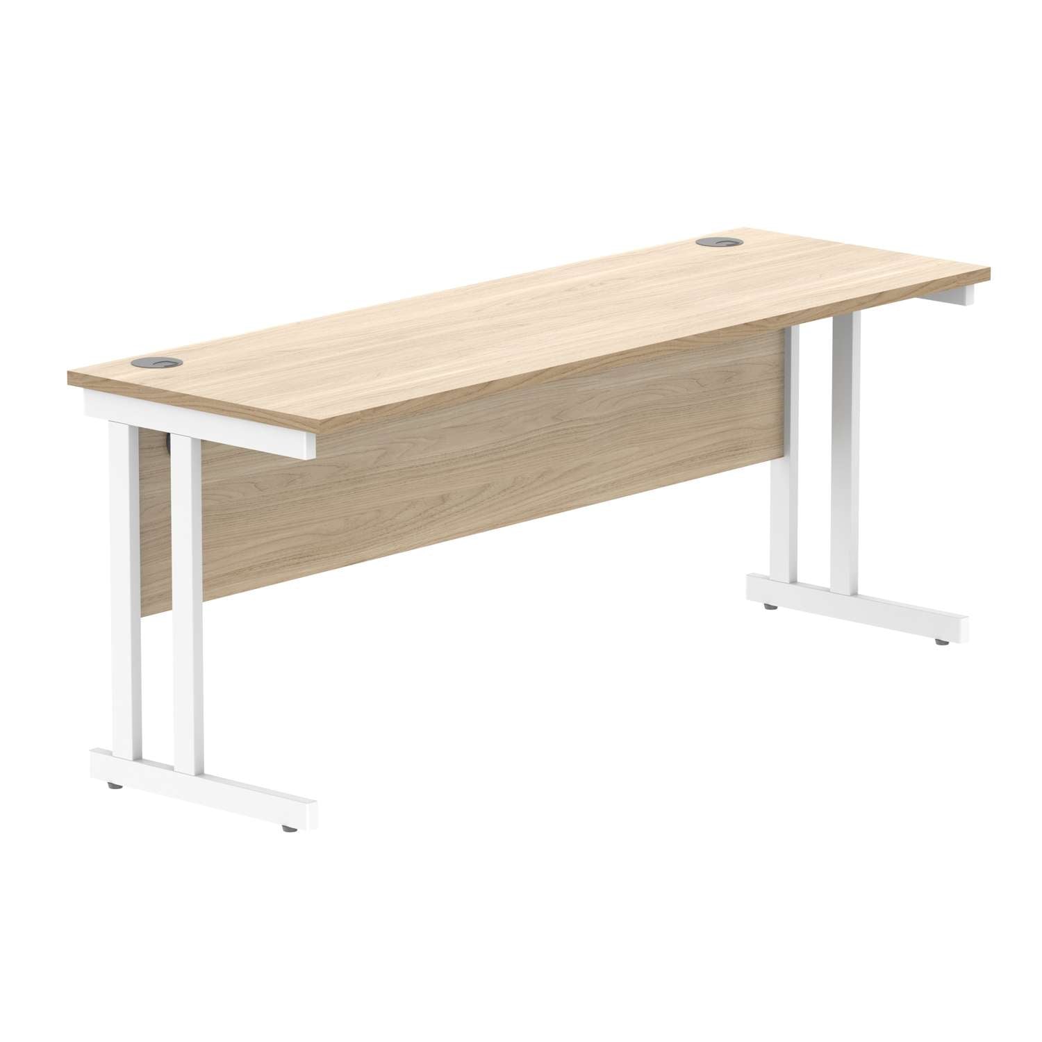 Office Rectangular Desk With Steel Double Upright Cantilever Frame (FSC)