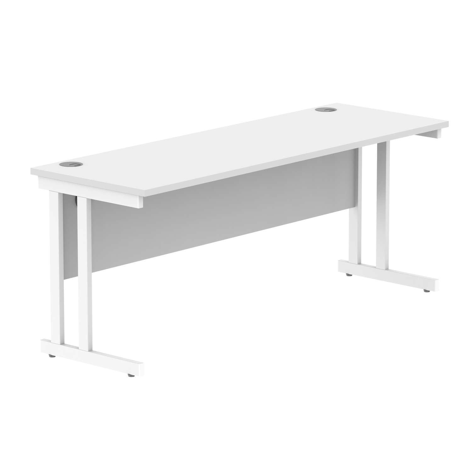 Office Rectangular Desk With Steel Double Upright Cantilever Frame (FSC)