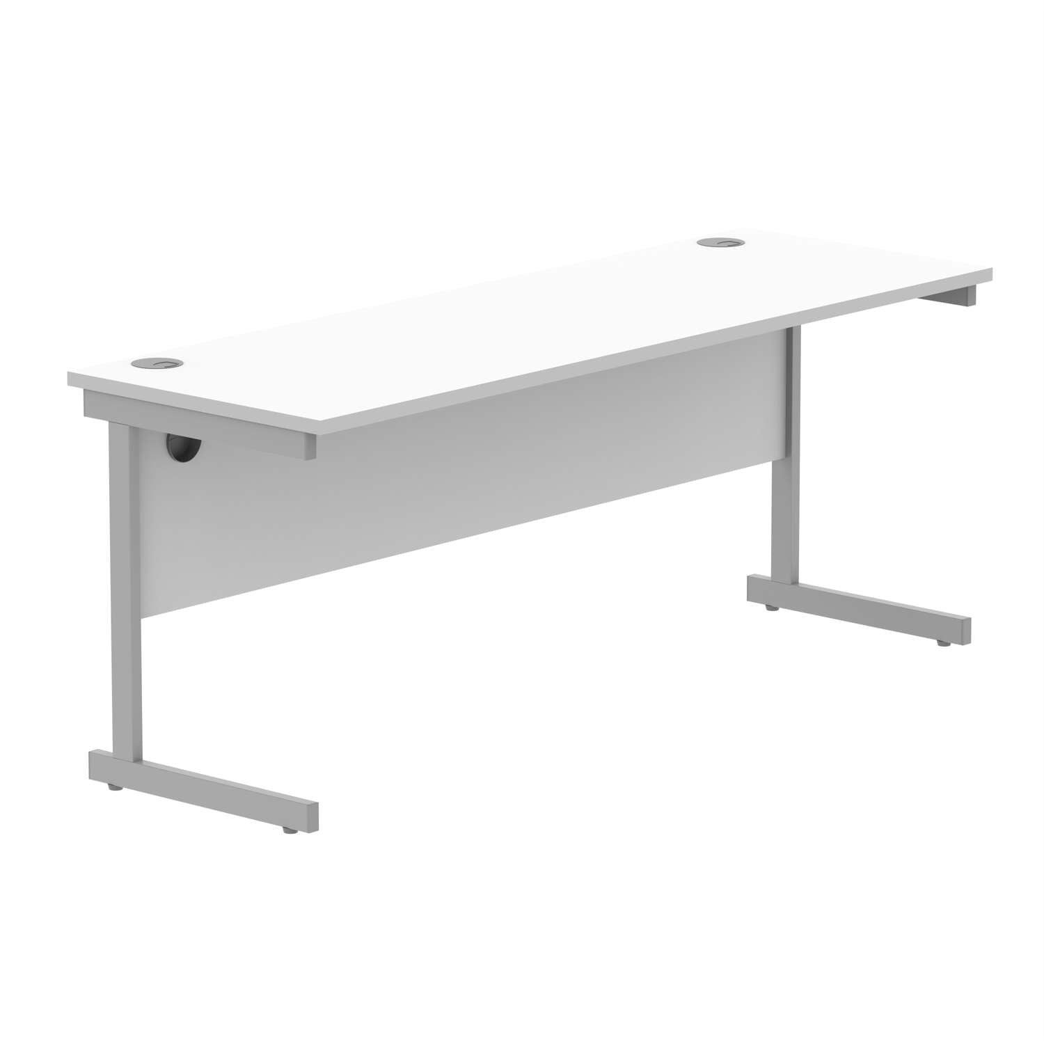 Office Rectangular Desk With Steel Single Upright Cantilever Frame (FSC)