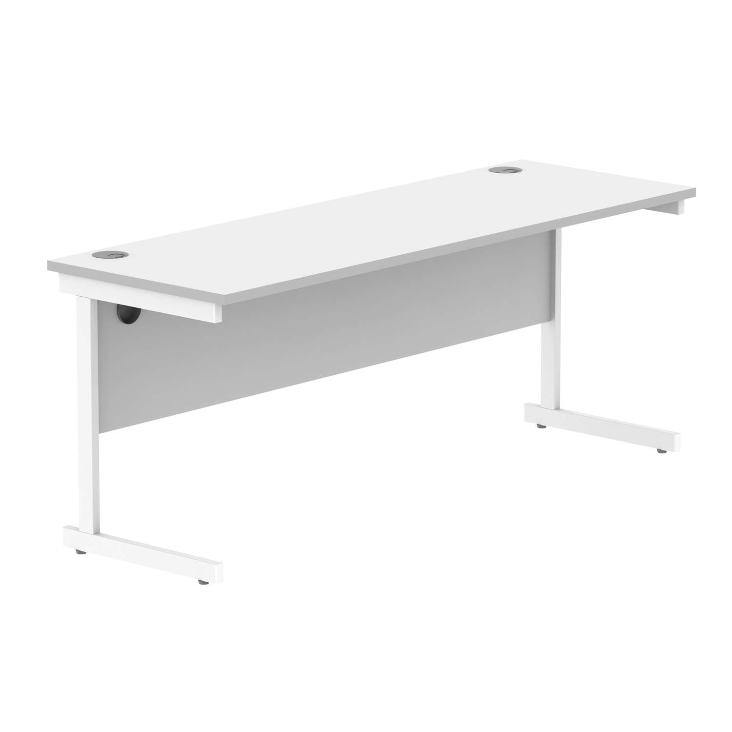 Office Rectangular Desk With Steel Single Upright Cantilever Frame (FSC)