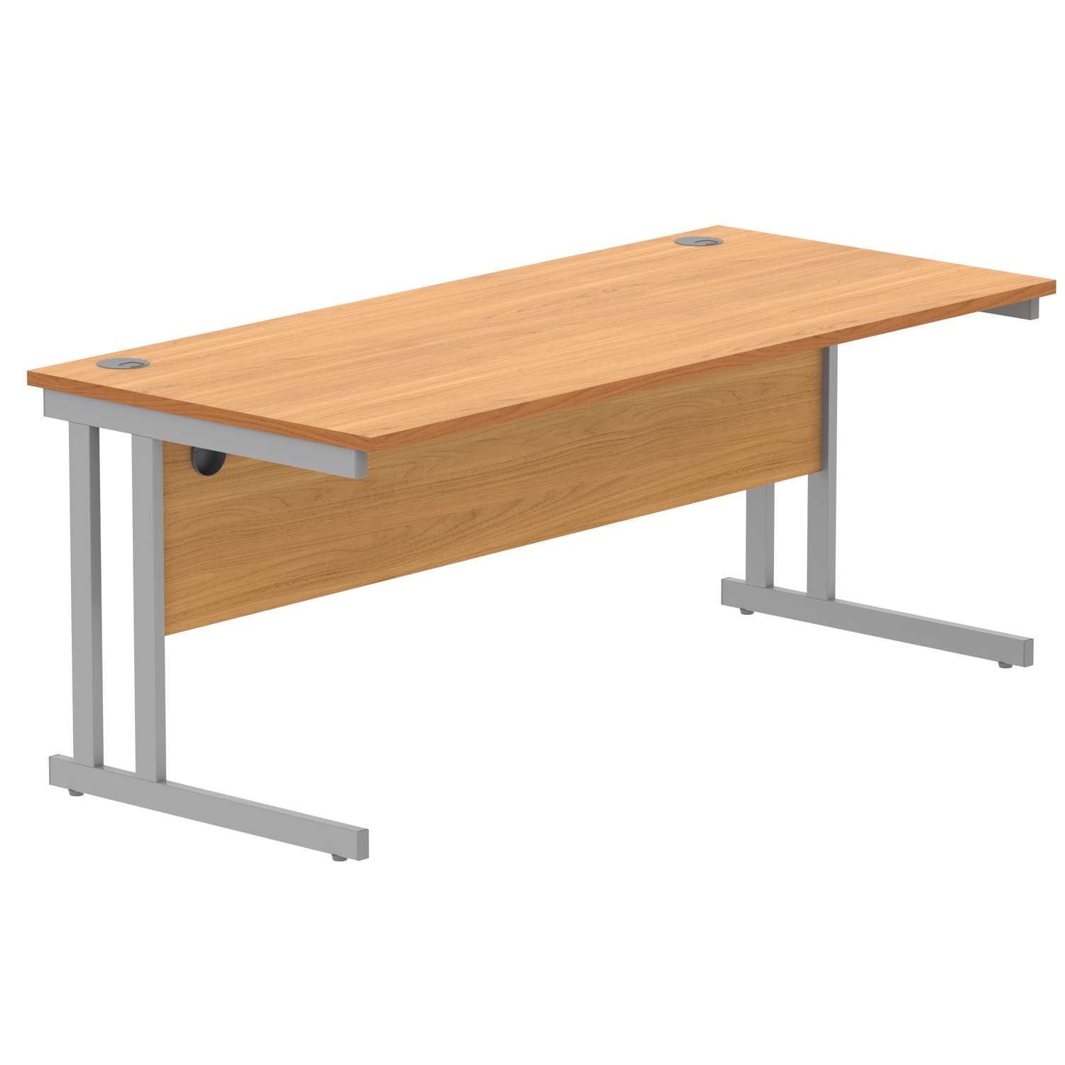 Office Rectangular Desk With Steel Double Upright Cantilever Frame (FSC)