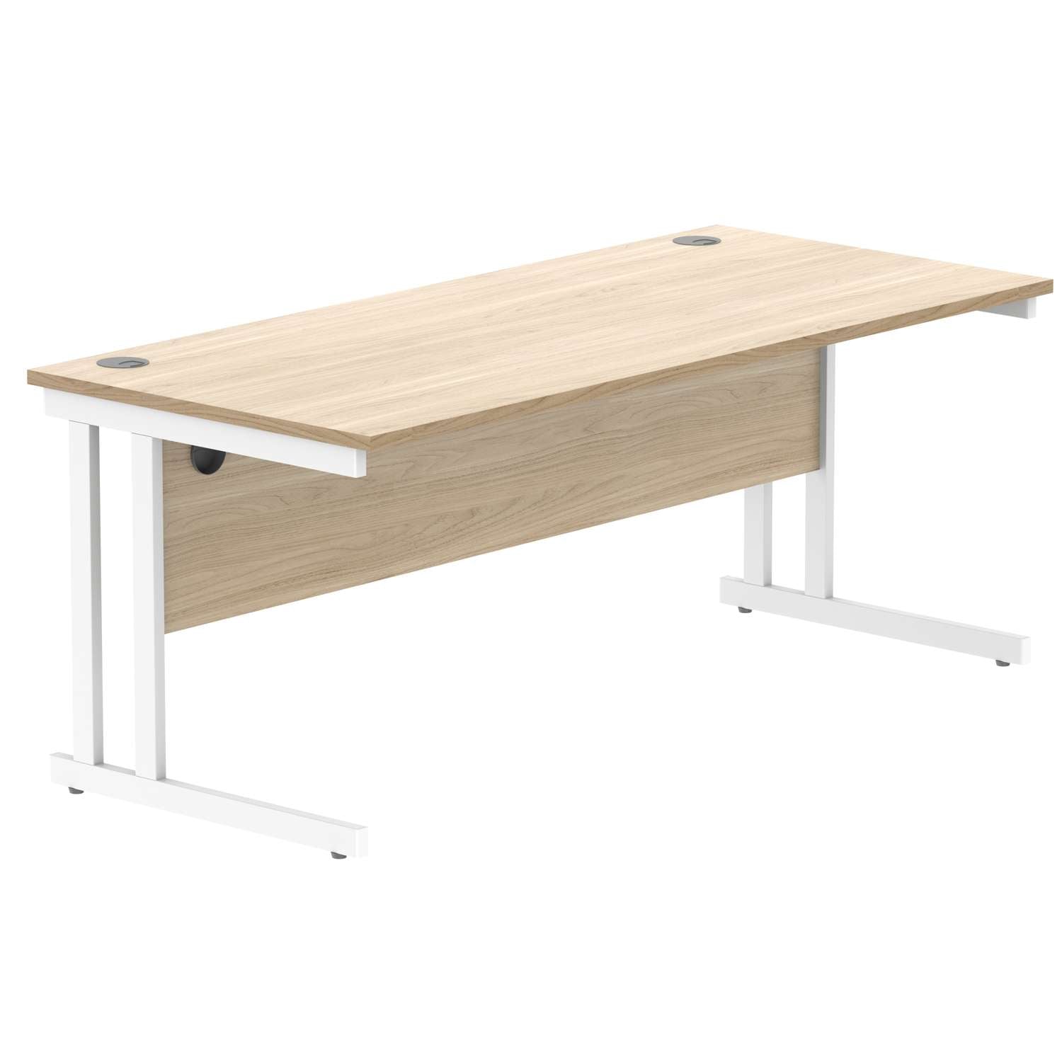 Office Rectangular Desk With Steel Double Upright Cantilever Frame (FSC)