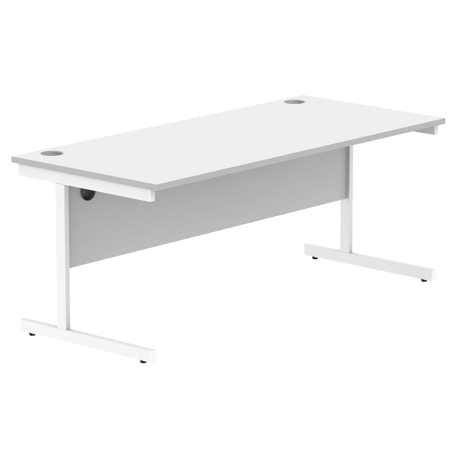 Office Rectangular Desk With Steel Single Upright Cantilever Frame (FSC)