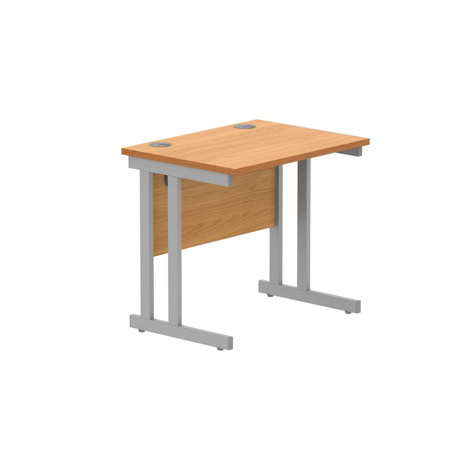 Office Rectangular Desk With Steel Double Upright Cantilever Frame (FSC)