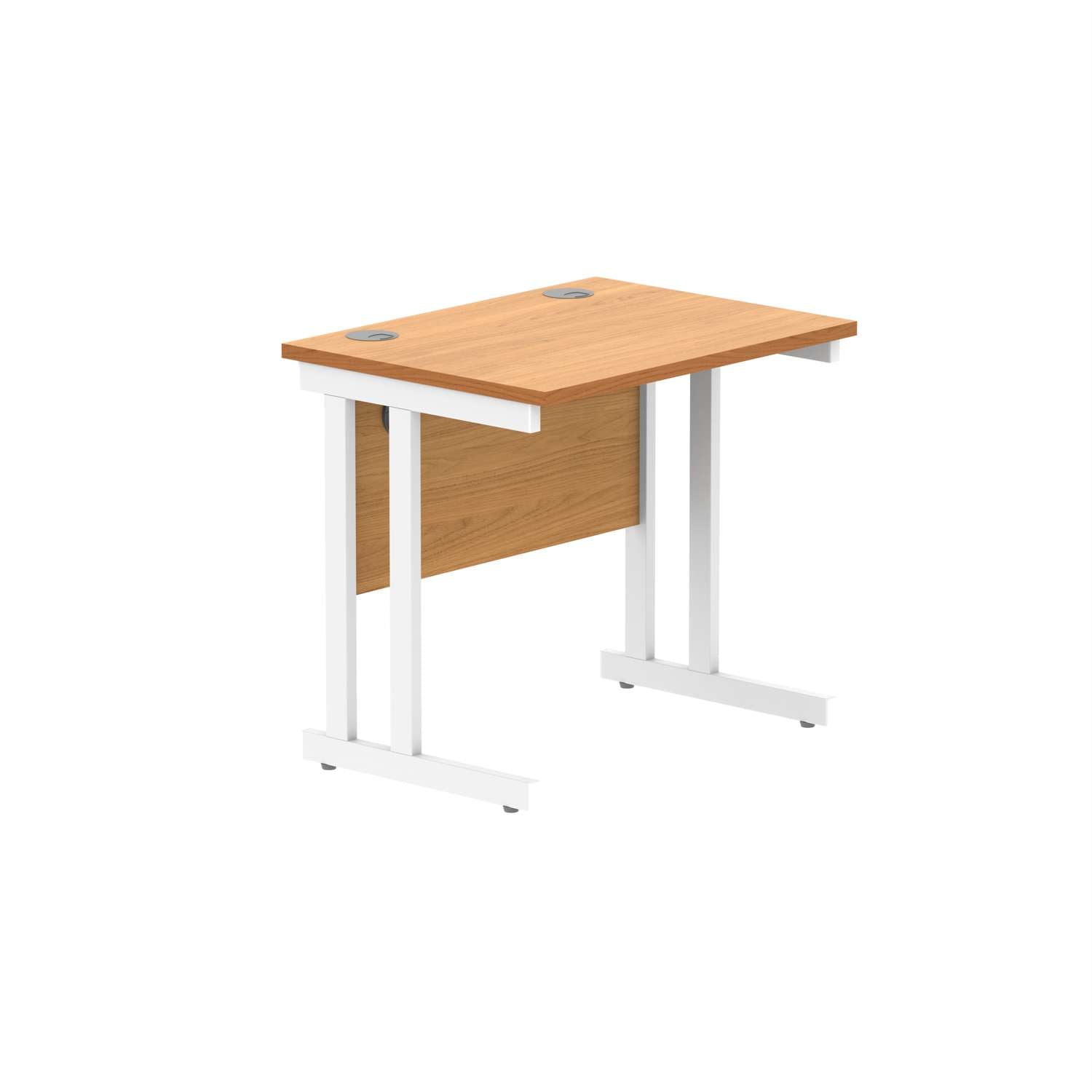 Office Rectangular Desk With Steel Double Upright Cantilever Frame (FSC)