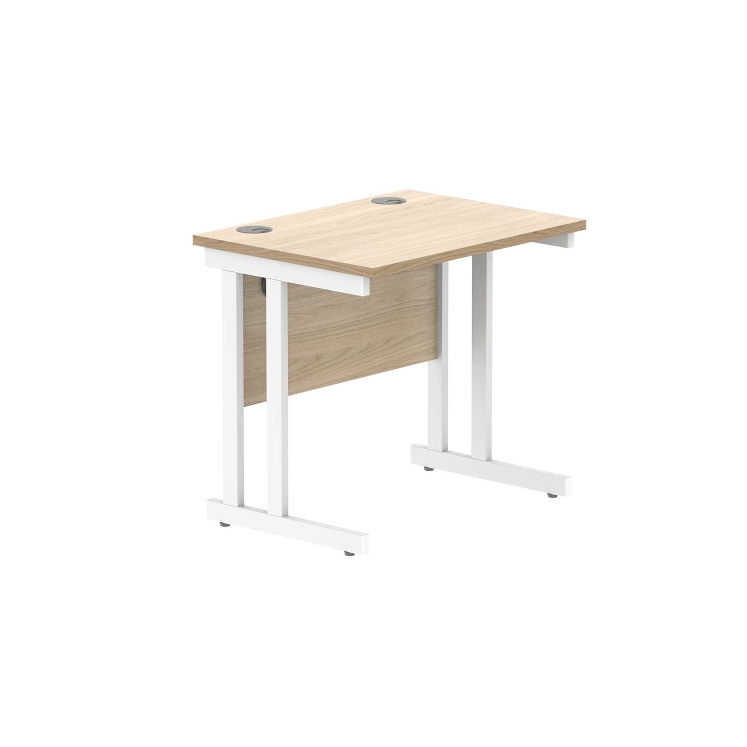 Office Rectangular Desk With Steel Double Upright Cantilever Frame (FSC)