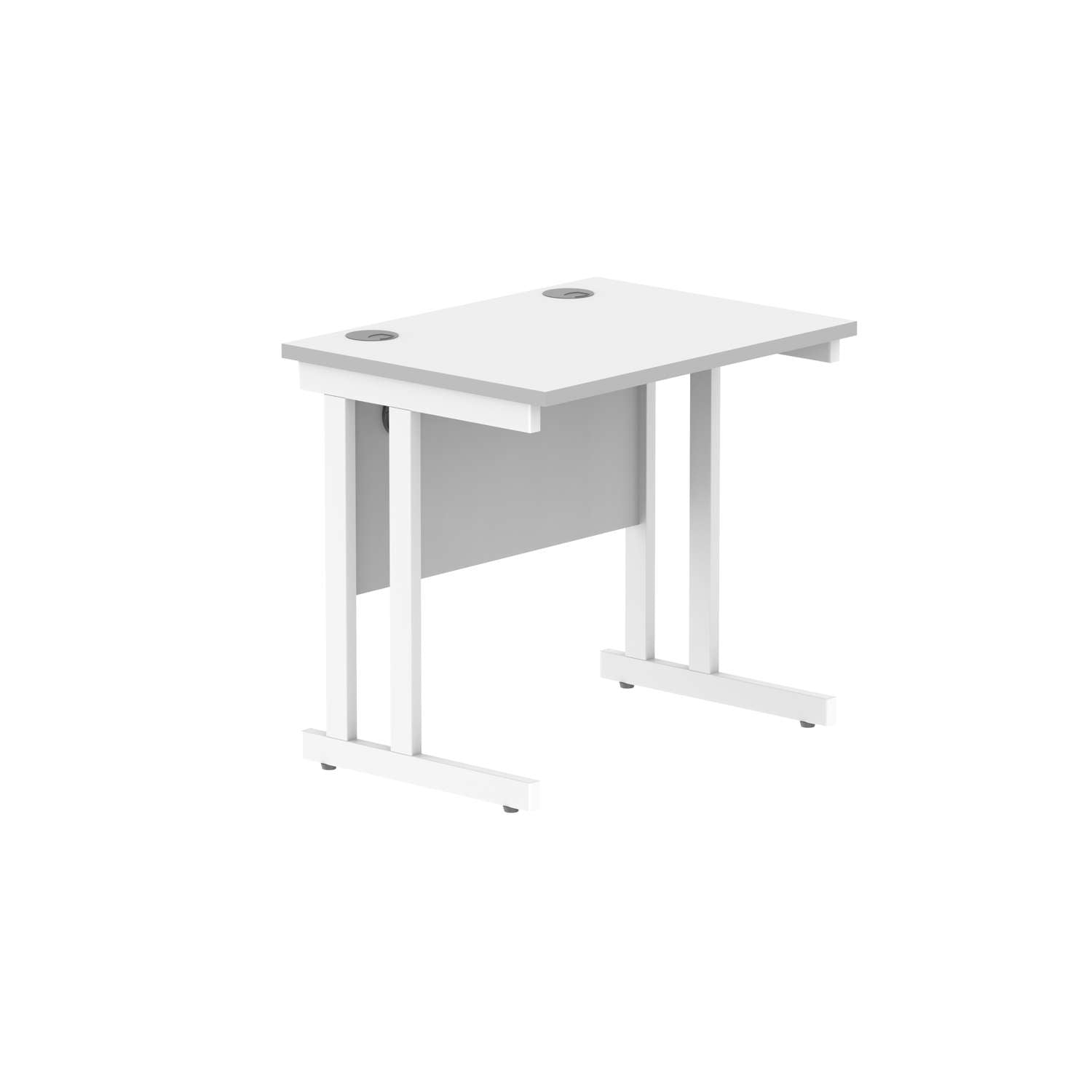 Office Rectangular Desk With Steel Double Upright Cantilever Frame (FSC)