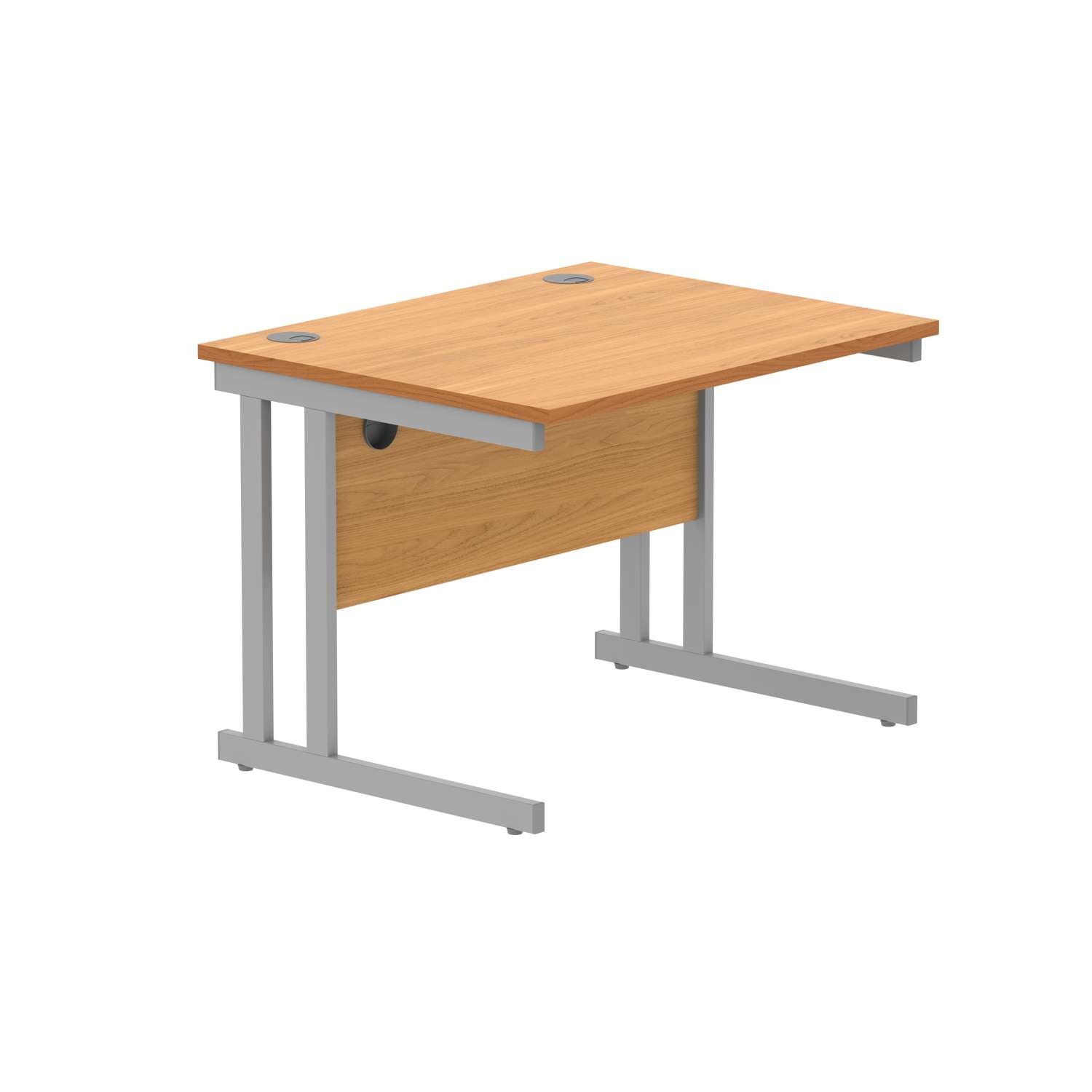 Office Rectangular Desk With Steel Double Upright Cantilever Frame (FSC)