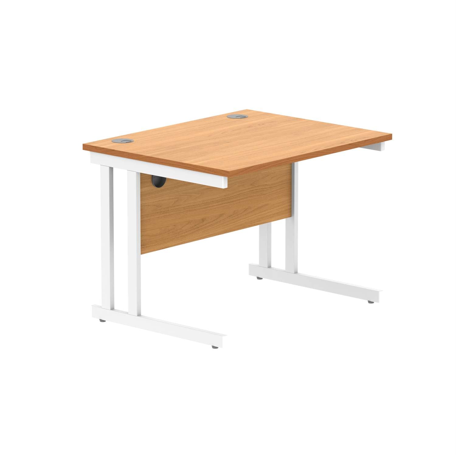 Office Rectangular Desk With Steel Double Upright Cantilever Frame (FSC)