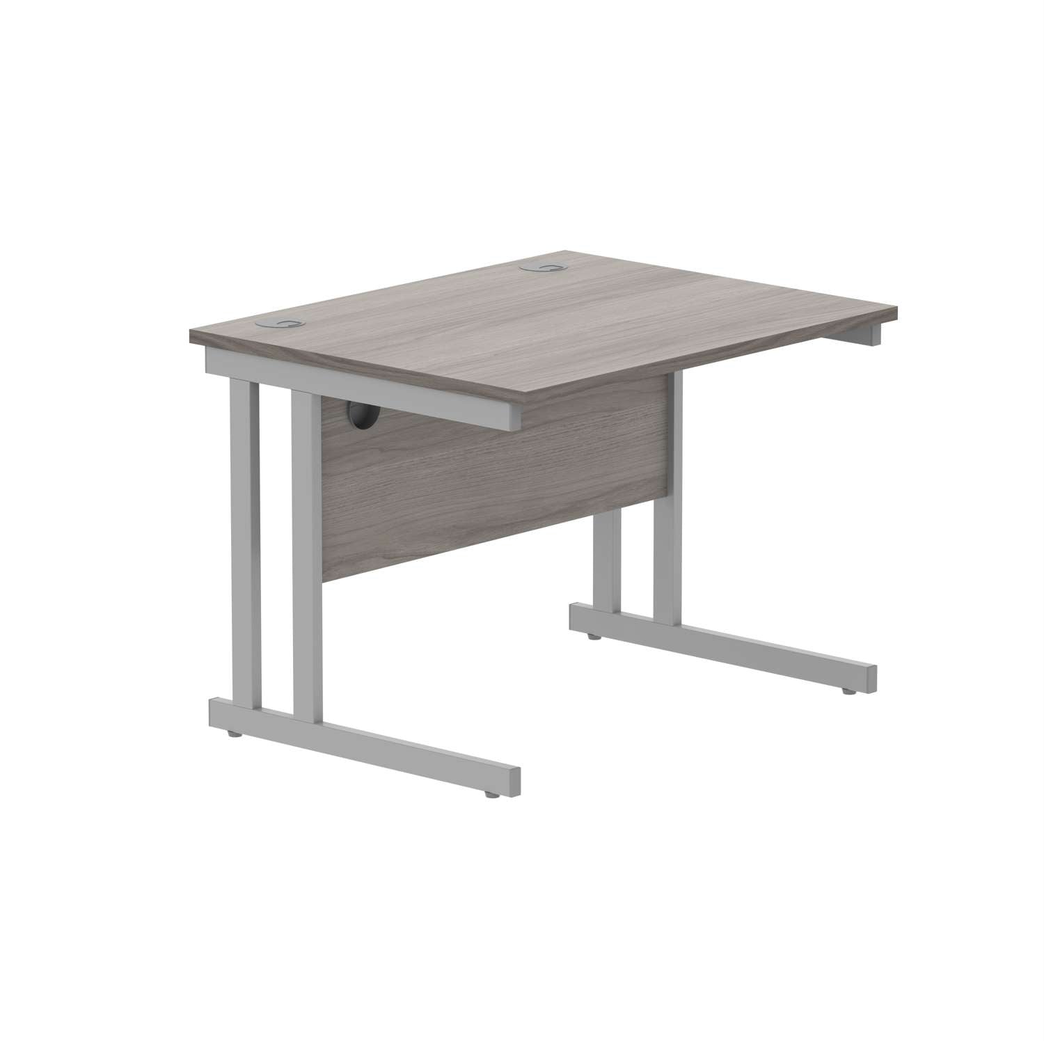 Office Rectangular Desk With Steel Double Upright Cantilever Frame (FSC)