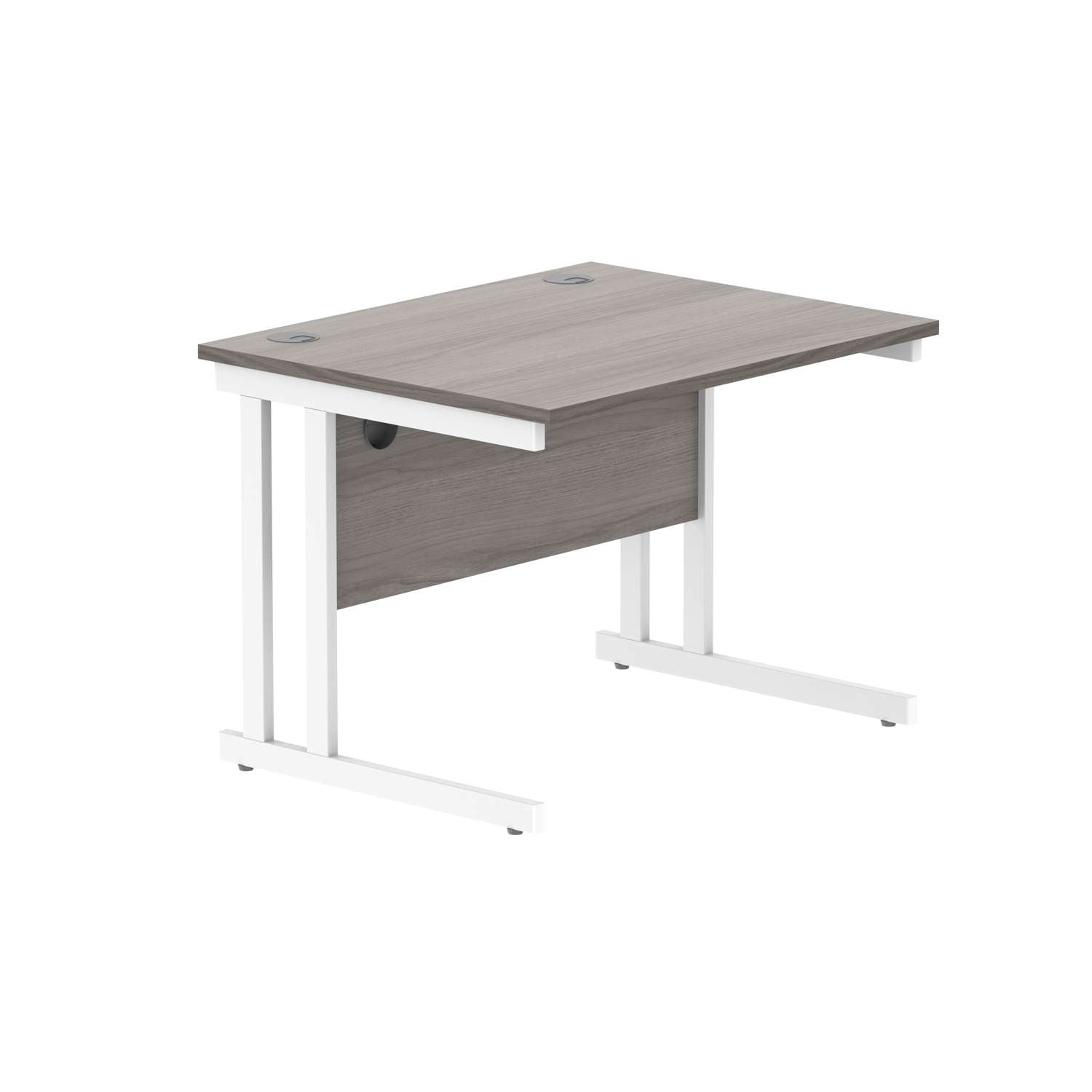 Office Rectangular Desk With Steel Double Upright Cantilever Frame (FSC)