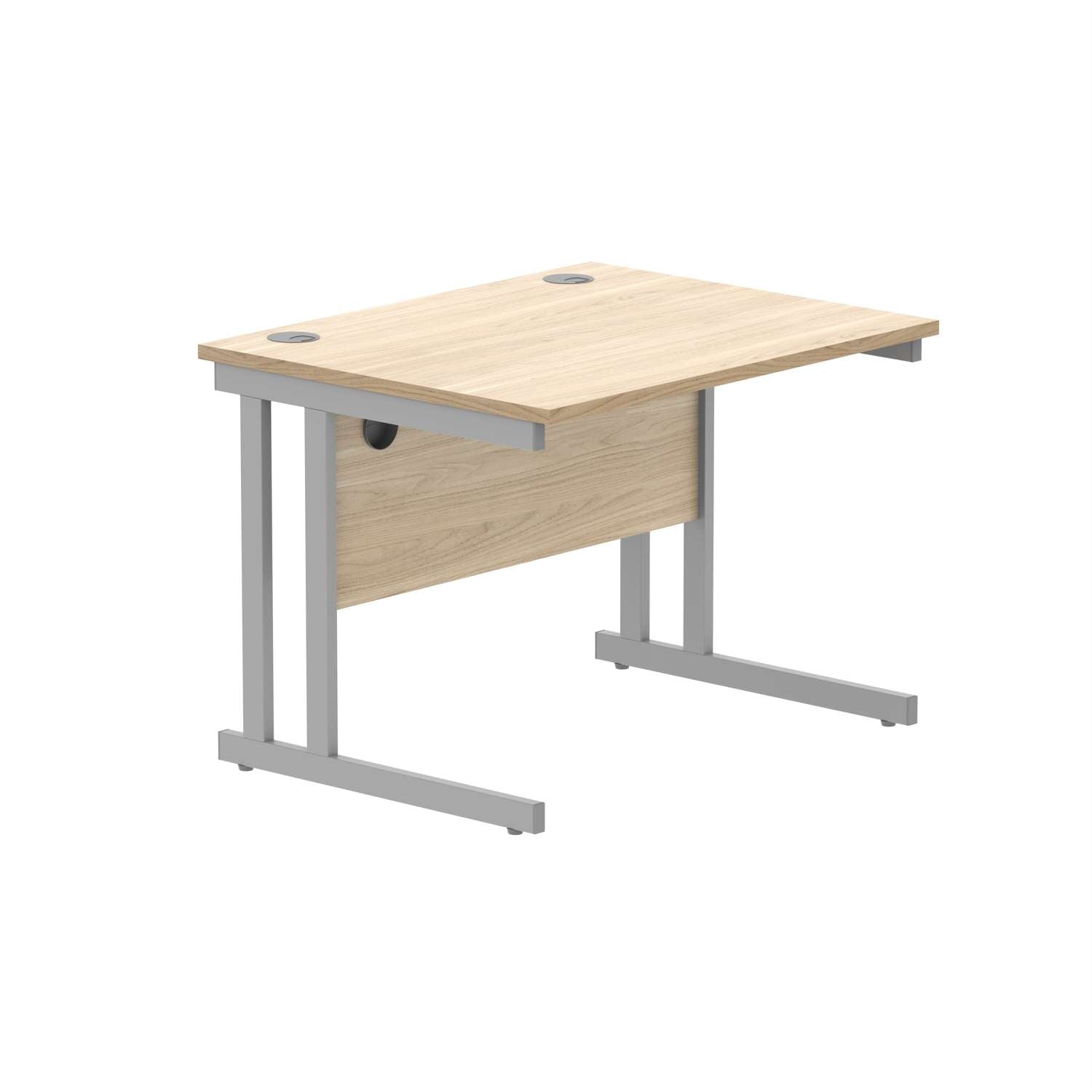 Office Rectangular Desk With Steel Double Upright Cantilever Frame (FSC)