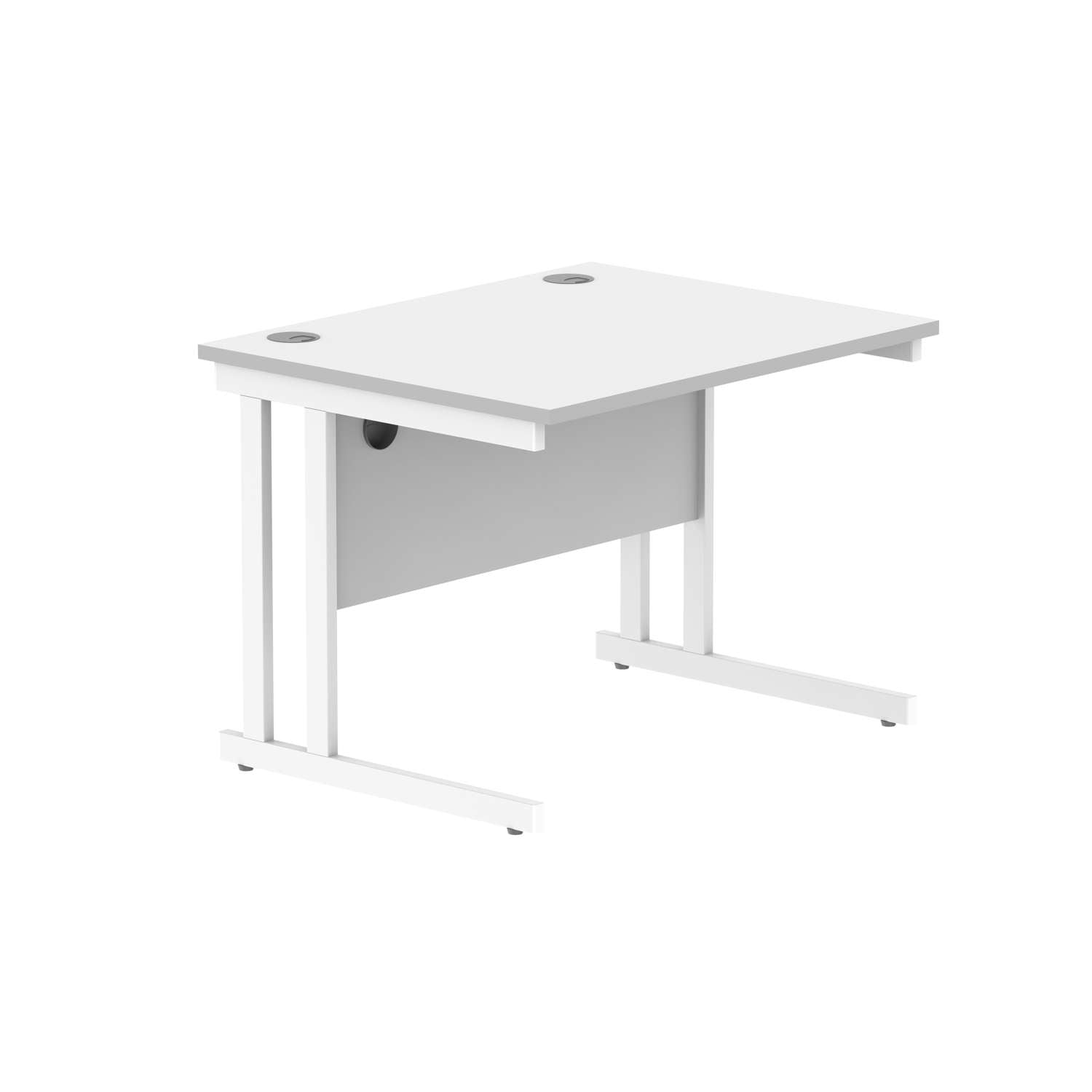 Office Rectangular Desk With Steel Double Upright Cantilever Frame (FSC)