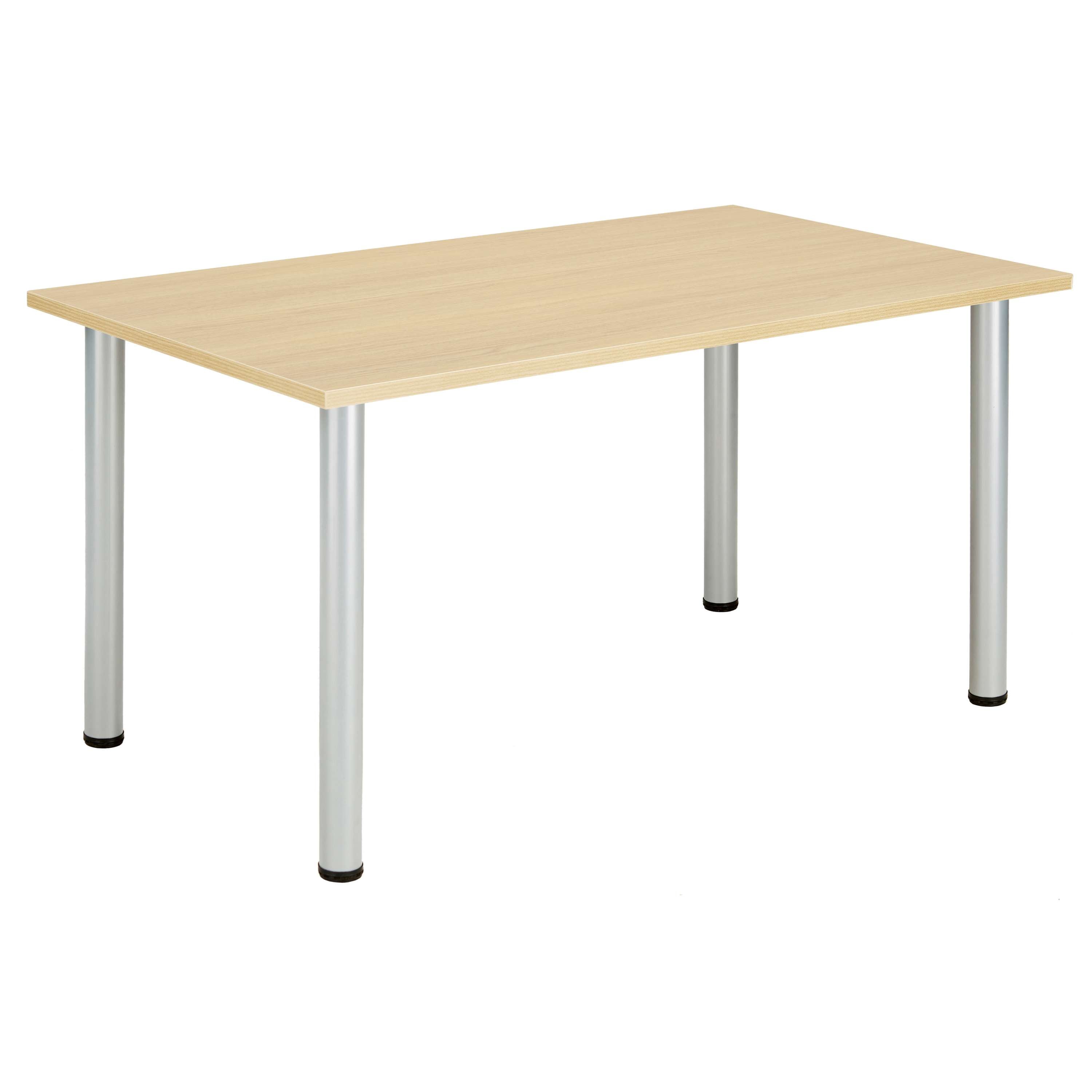 Core Pole Leg Rectangular Meeting Table (Fsc) | 1400X800 |  Canadian Oak