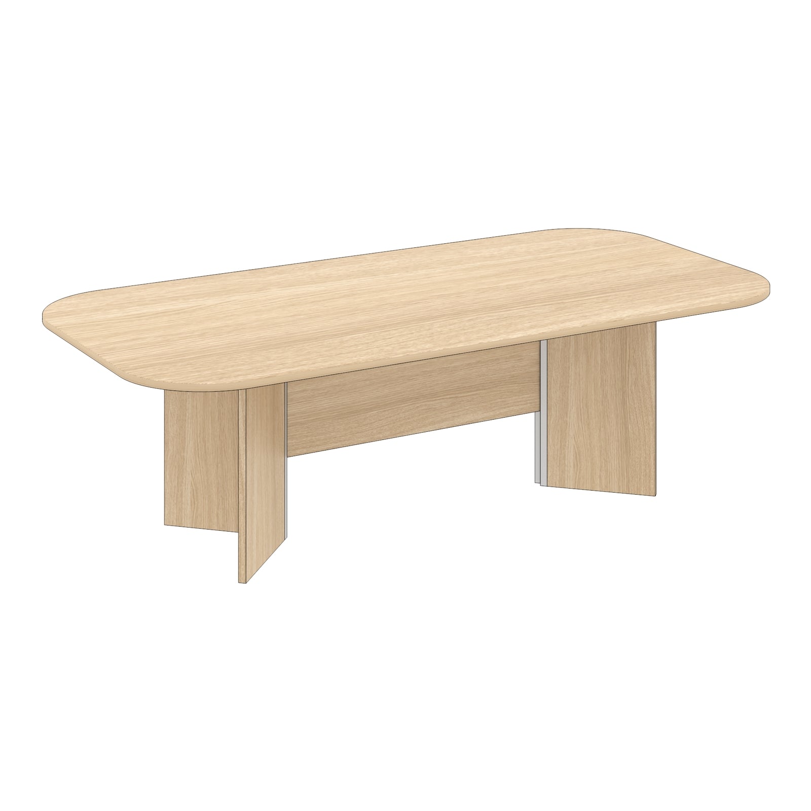 Windsor Double D Ended Veneer Conference Table