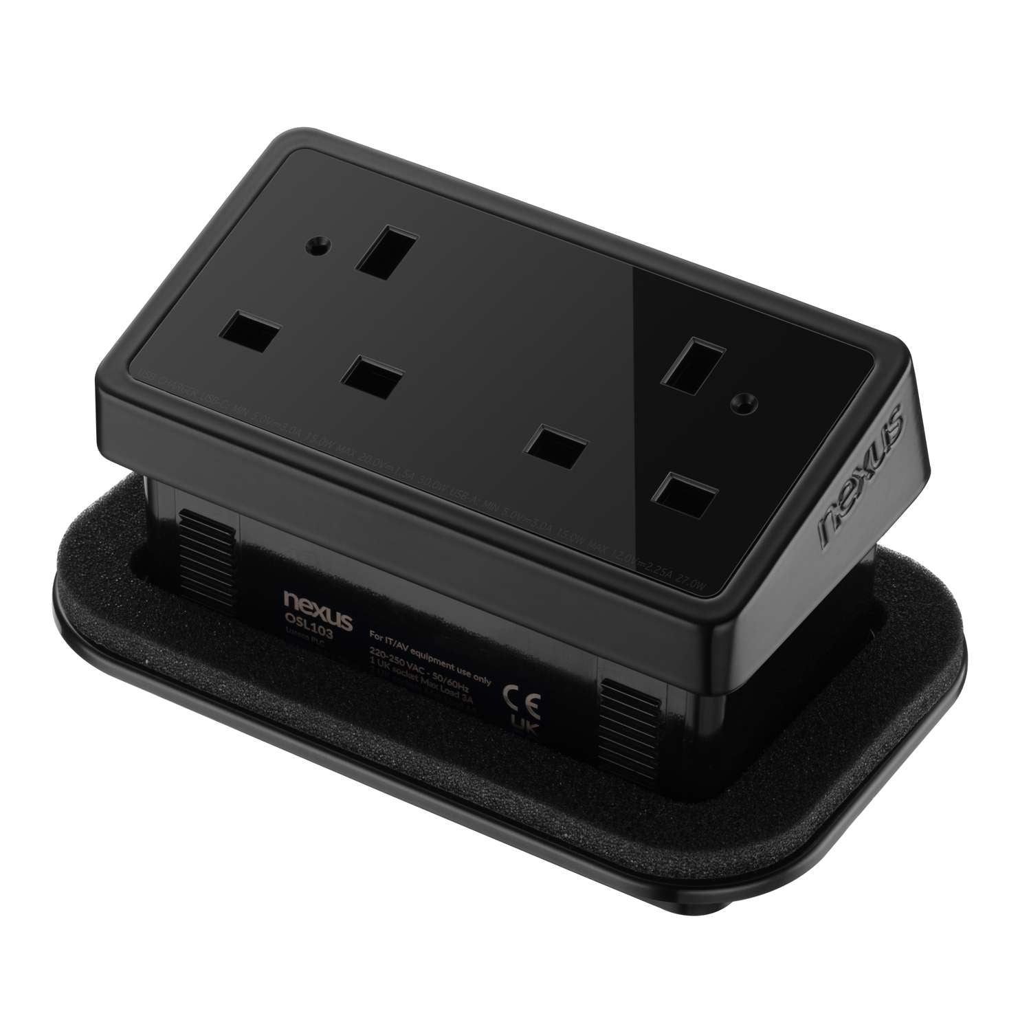 Rectangular In-Desk Power Module