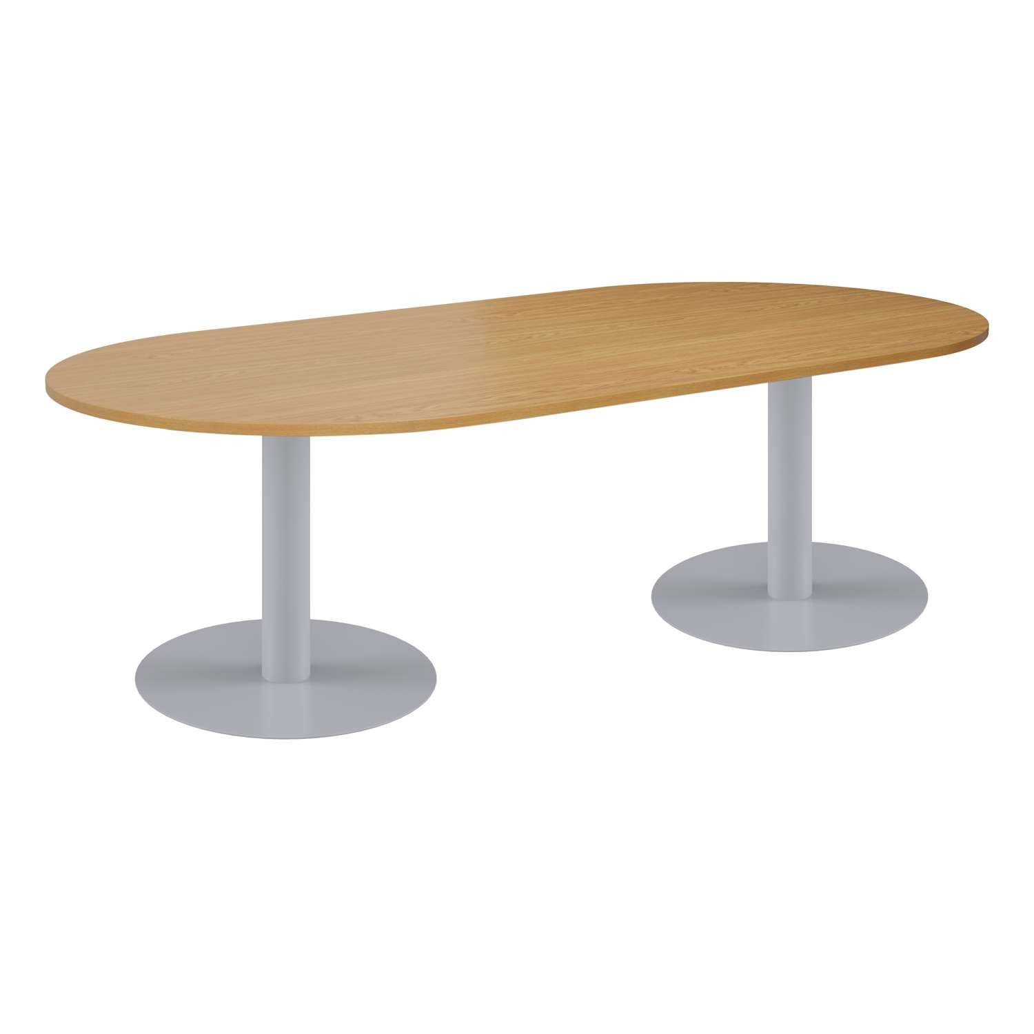 One Contract Radial End Meeting Table