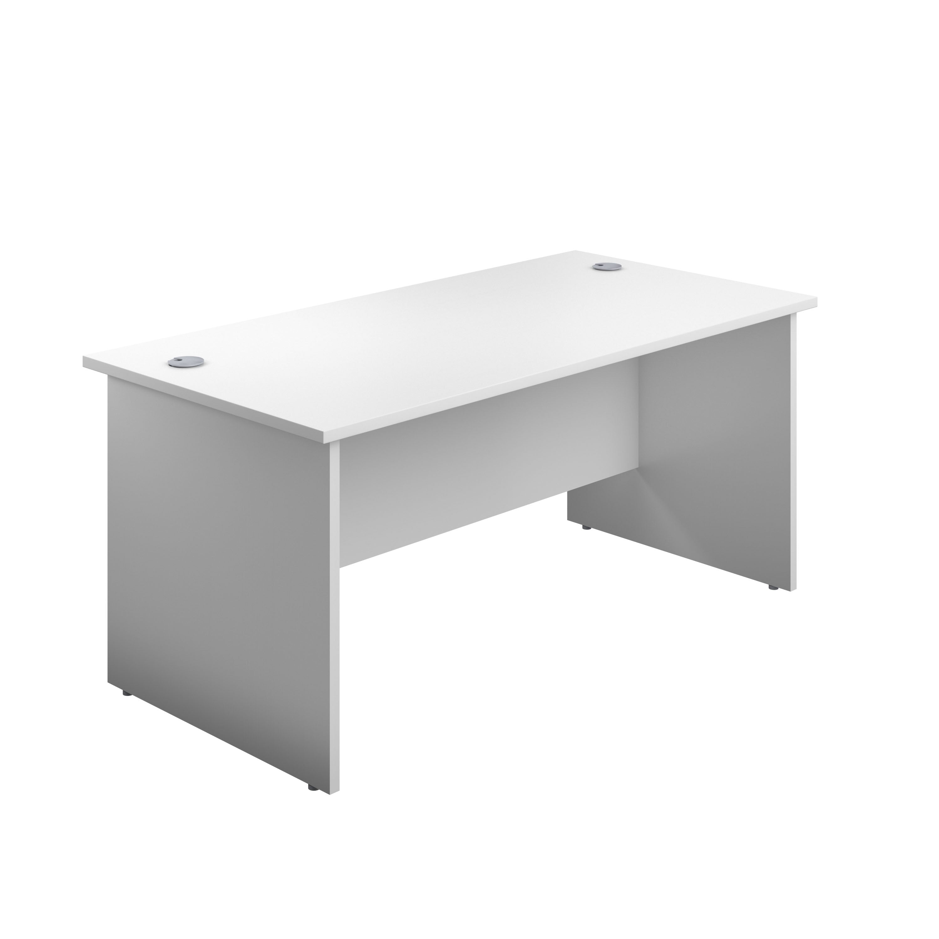 Panel Rectangular Desk: 600mm Deep