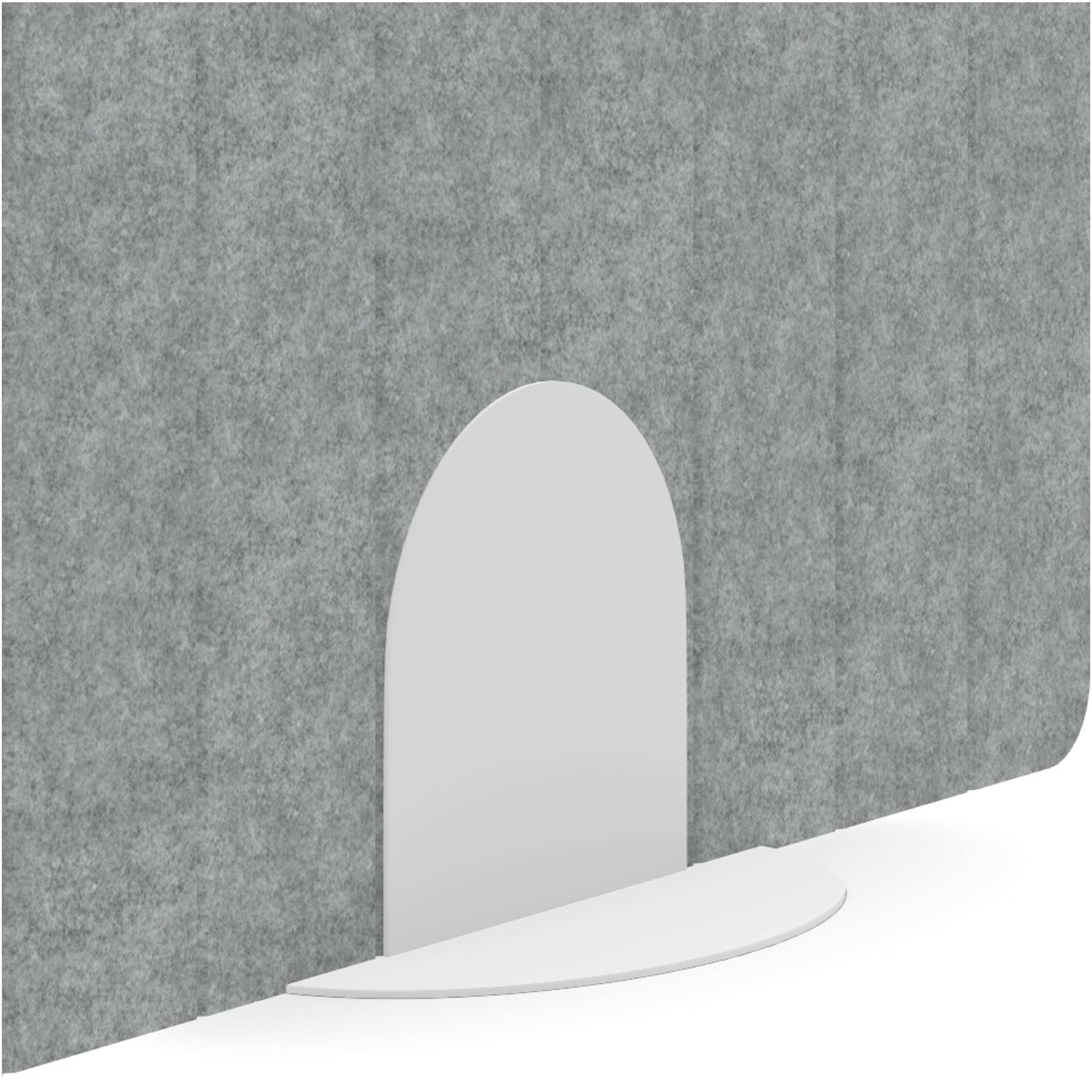 Metal Stand For PET Screen | White