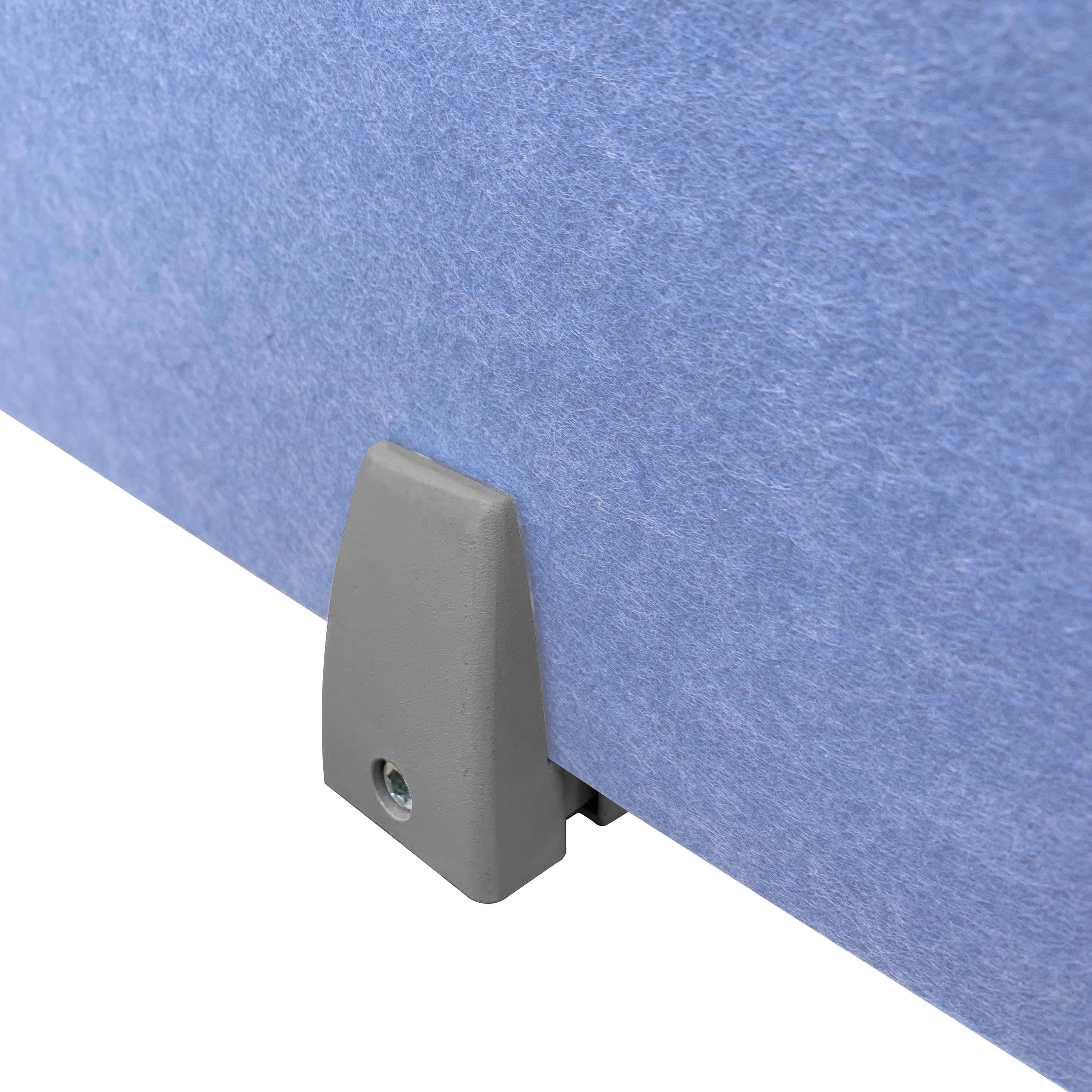 Desk Edge Clamp Screen Holder X 1 Bracket | Silver | Pair