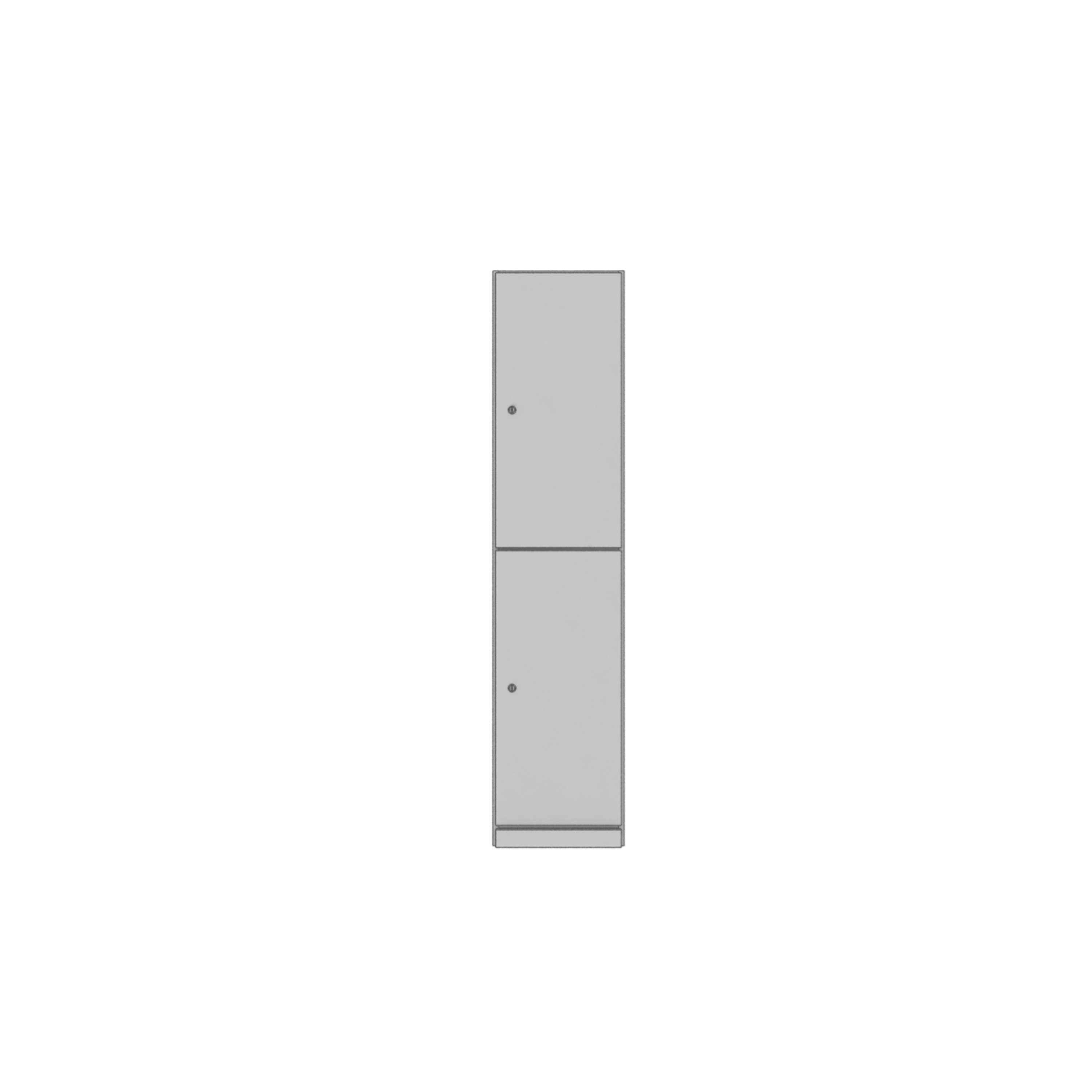 Wooden Locker | 2 Door | 1800mm Tall | Unlimited