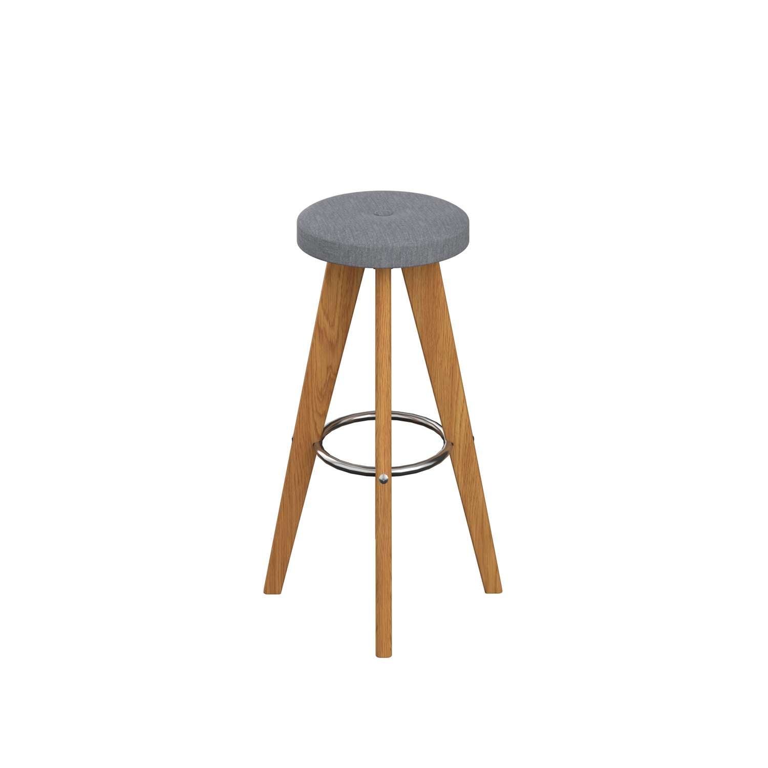 Plateau Button High Stool