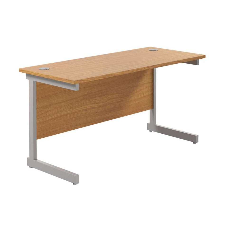 Single Upright Rectangular Desk: 600mm Deep (FSC)