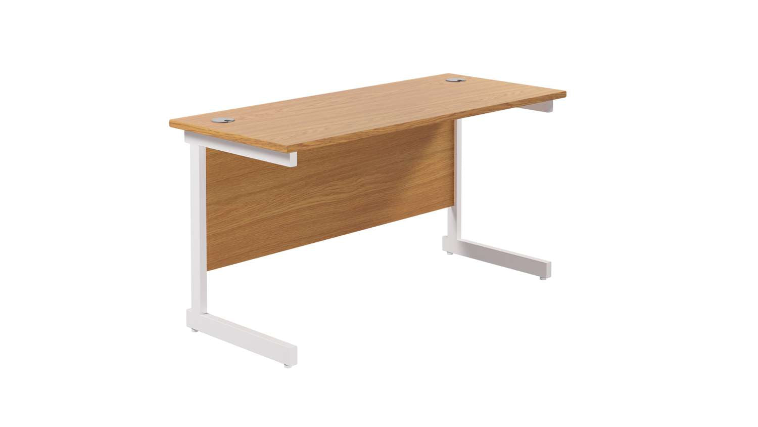 Single Upright Rectangular Desk: 600mm Deep (FSC)