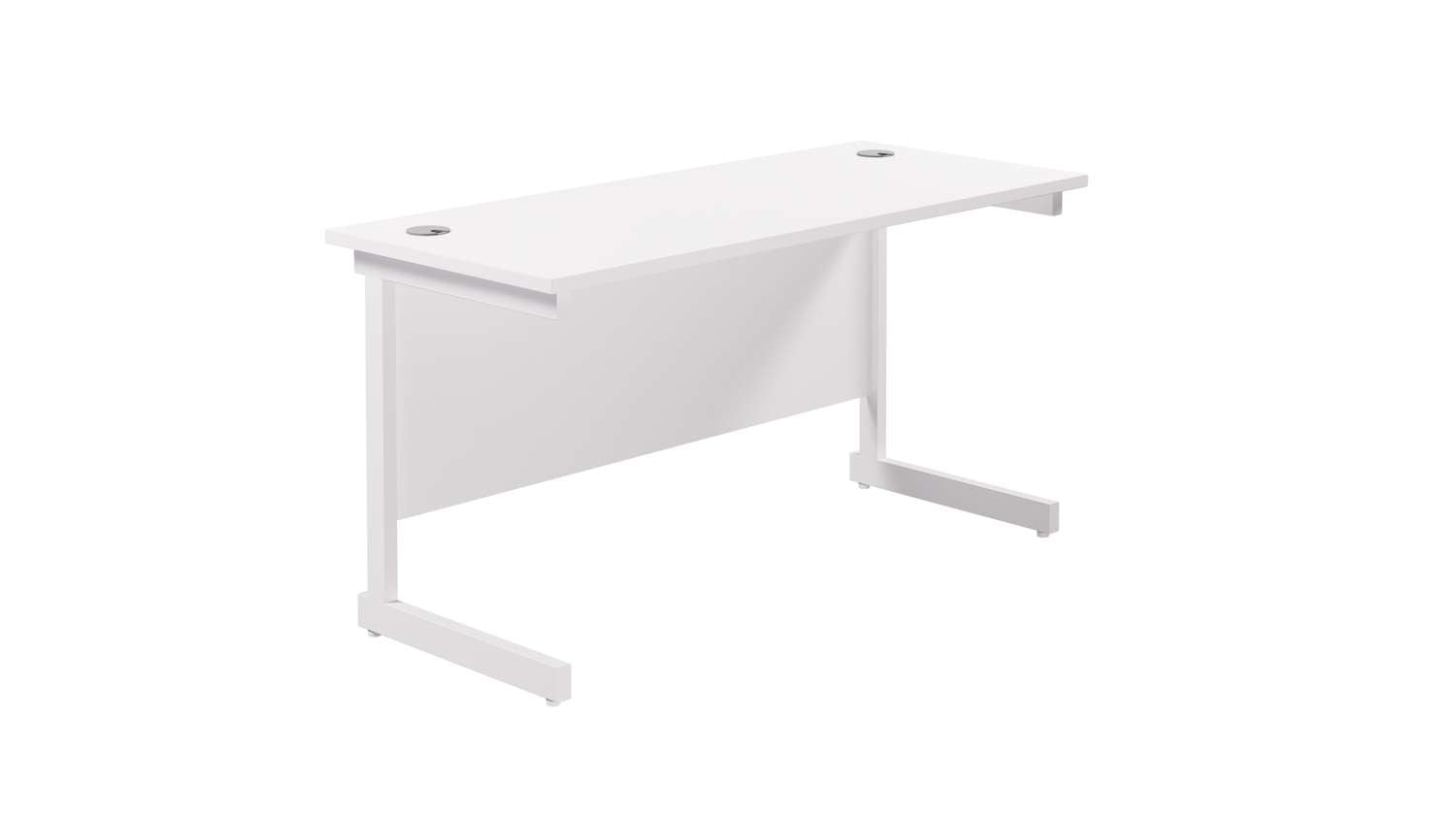 Single Upright Rectangular Desk: 600mm Deep (FSC)