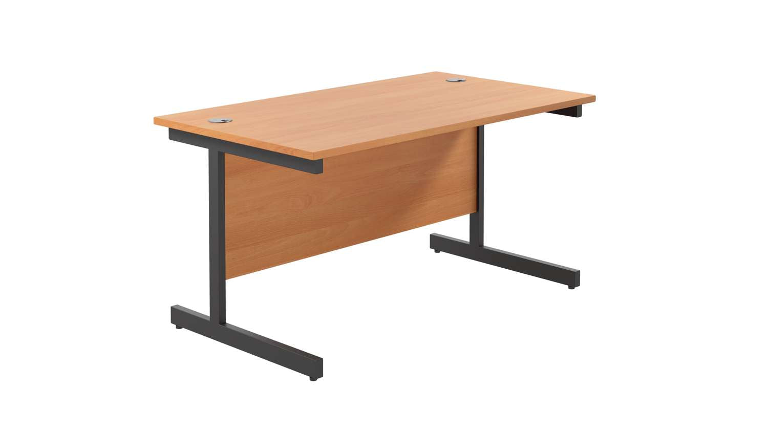 Single Upright Rectangular Desk: 800mm Deep (FSC)