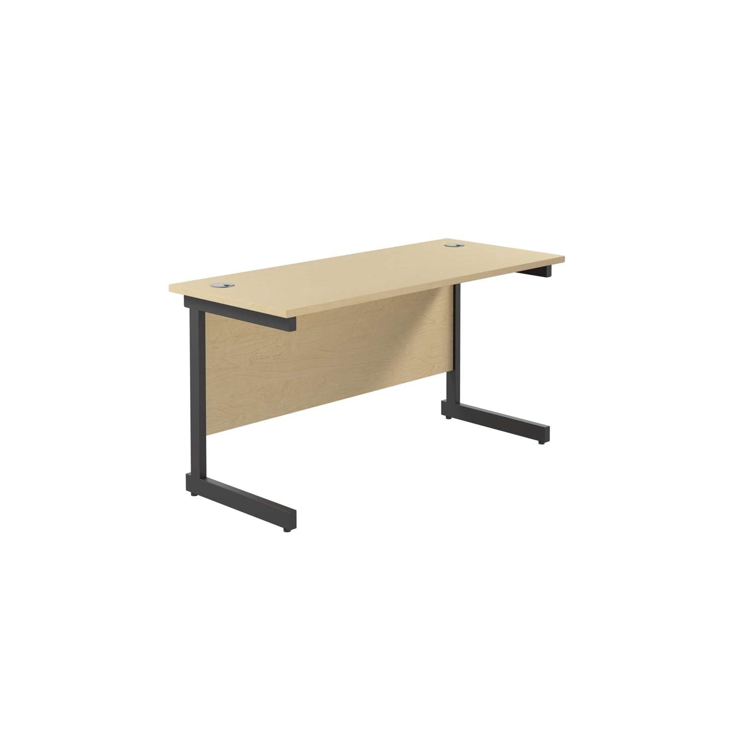 Single Upright Rectangular Desk: 600mm Deep (FSC)