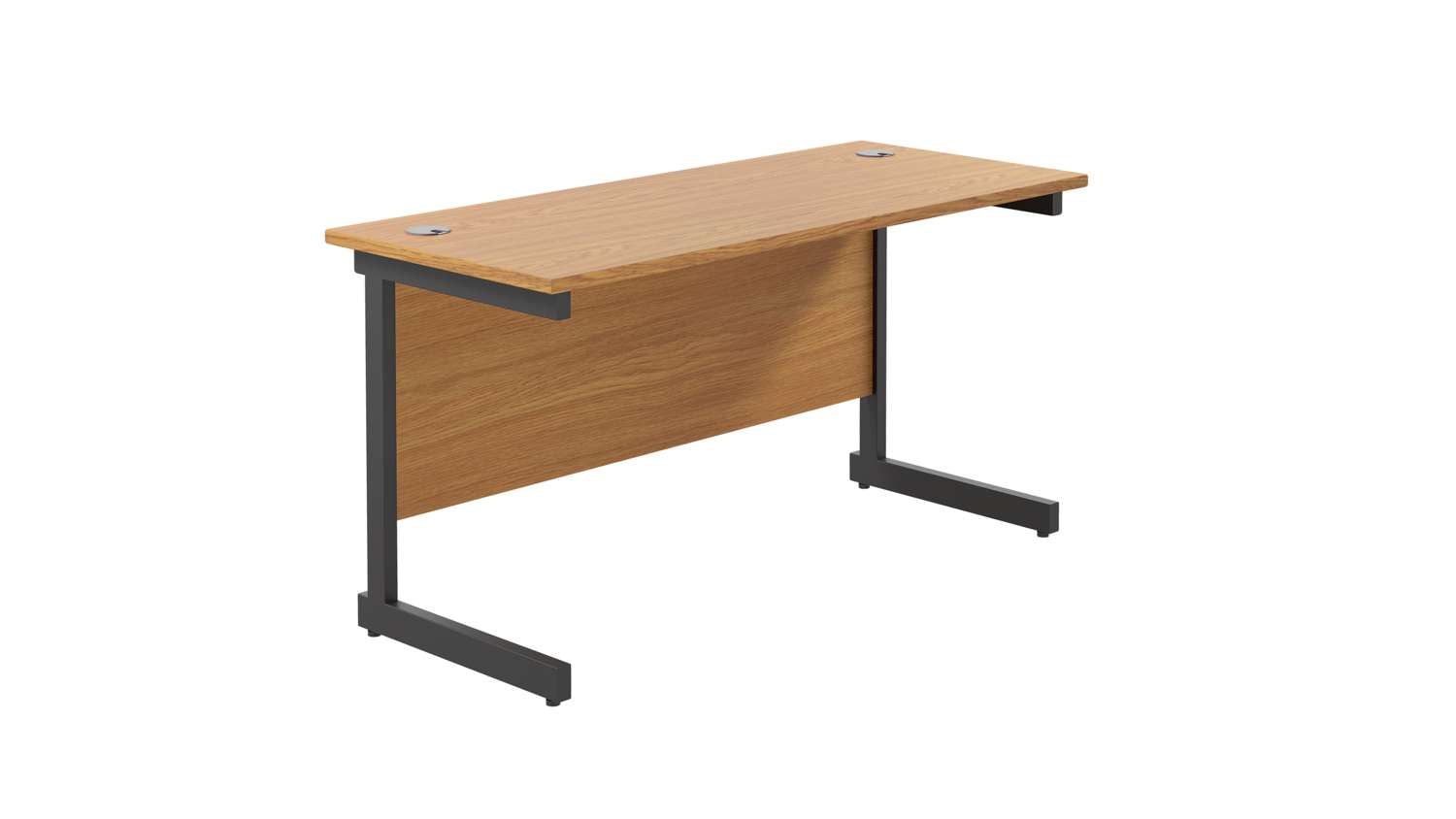 Single Upright Rectangular Desk: 600mm Deep (FSC)