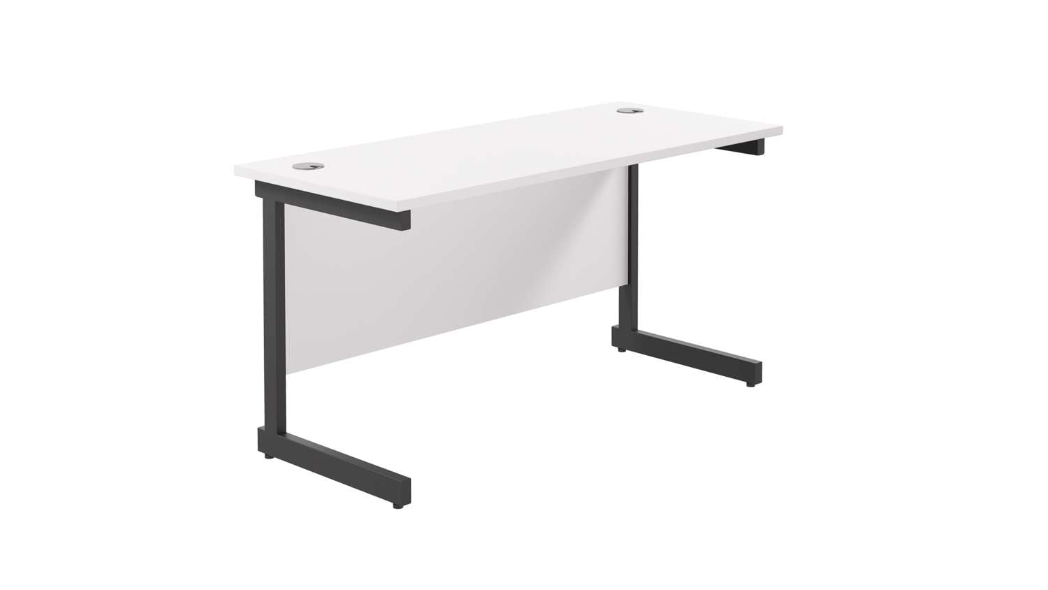 Single Upright Rectangular Desk: 600mm Deep (FSC)