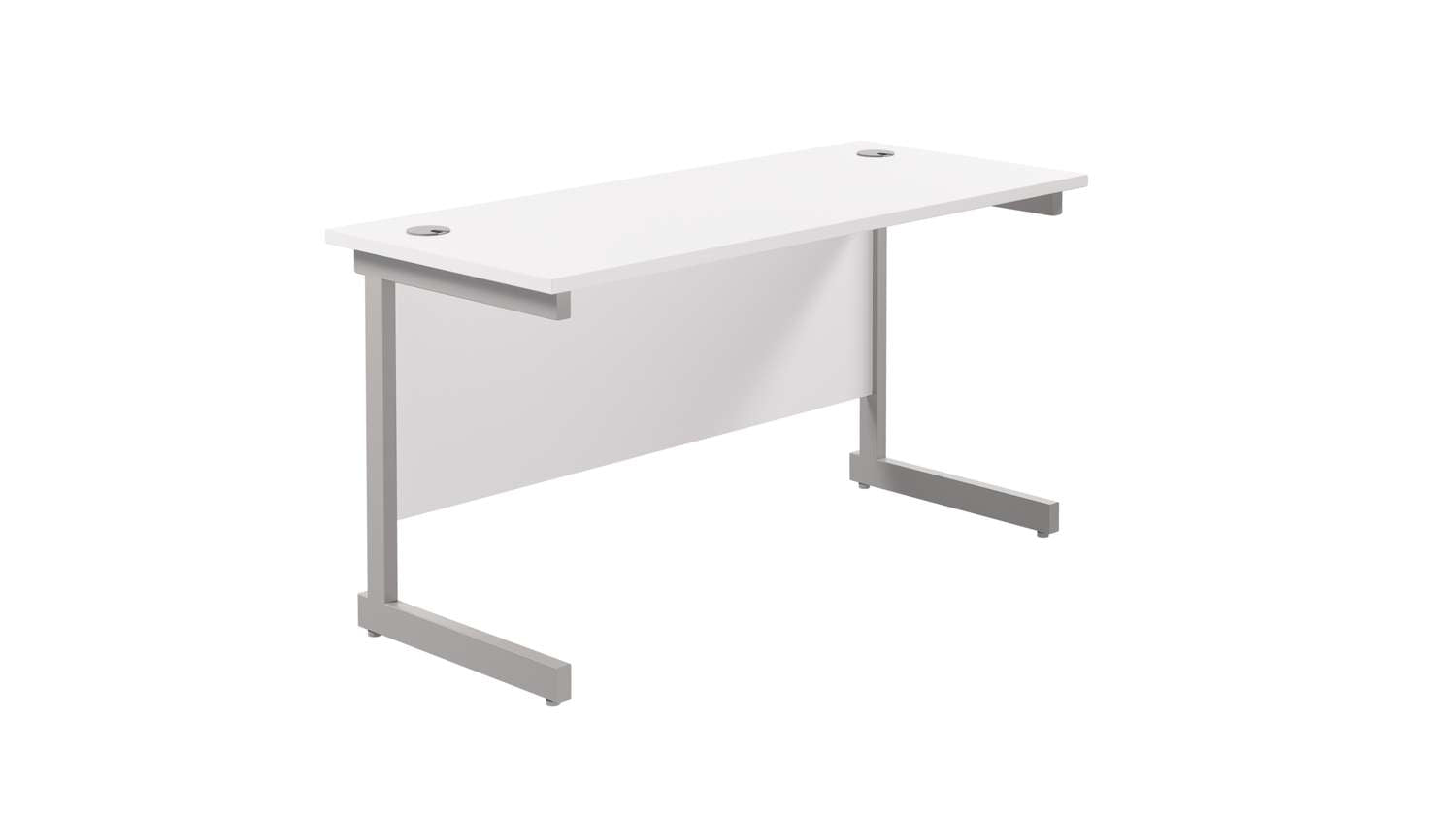 Single Upright Rectangular Desk: 600mm Deep (FSC)