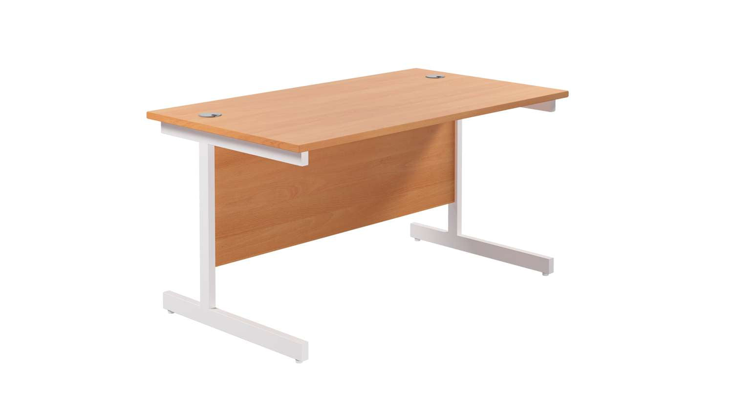 Single Upright Rectangular Desk: 800mm Deep (FSC)