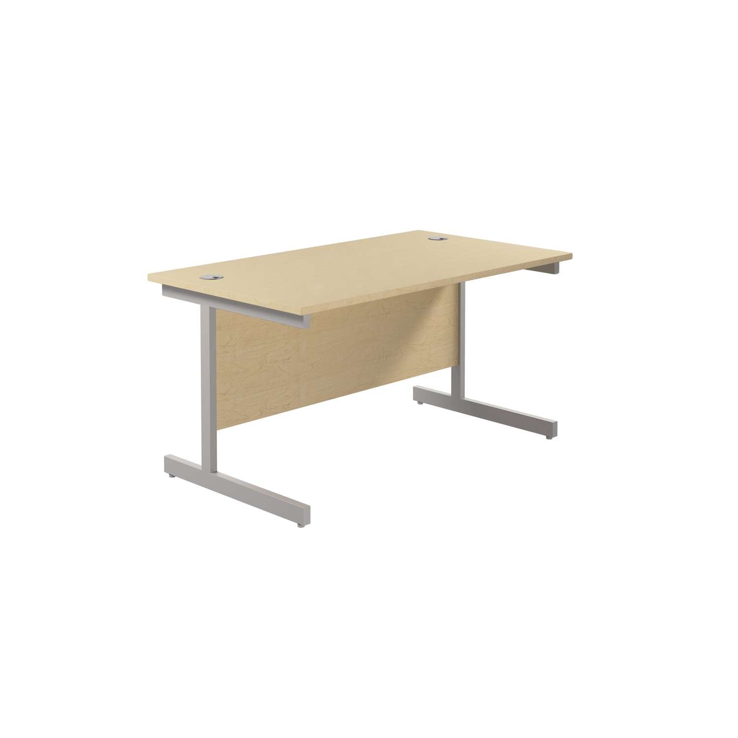 Single Upright Rectangular Desk: 800mm Deep (FSC)